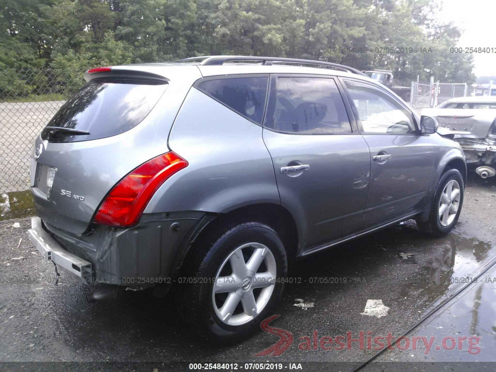 JN8AZ08W55W427315 2005 NISSAN MURANO