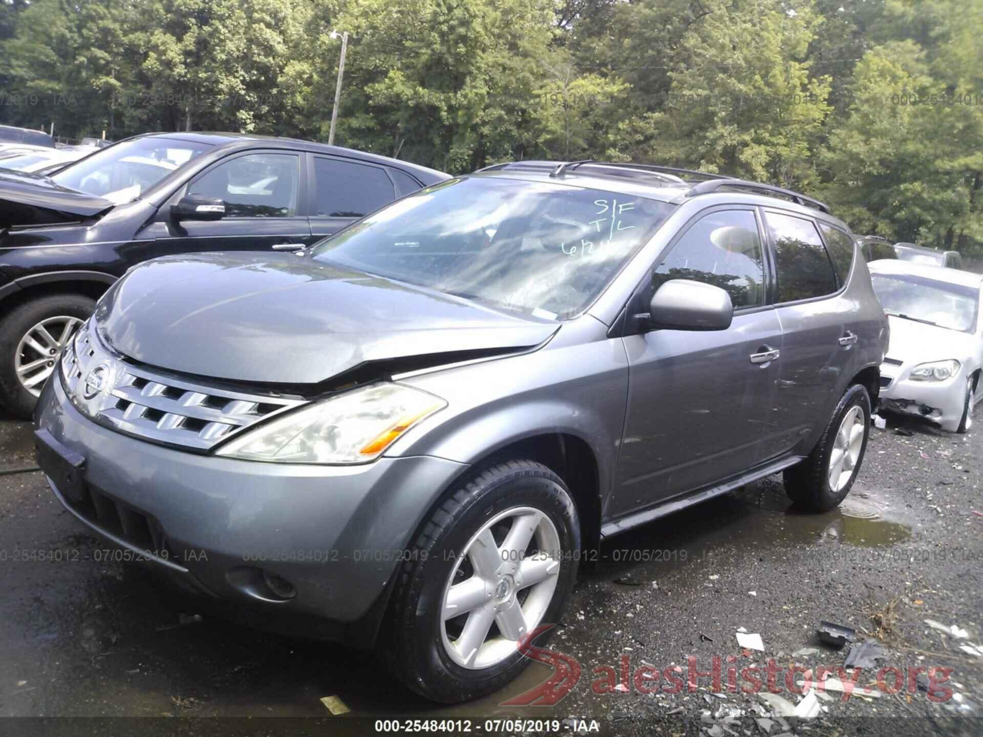 JN8AZ08W55W427315 2005 NISSAN MURANO