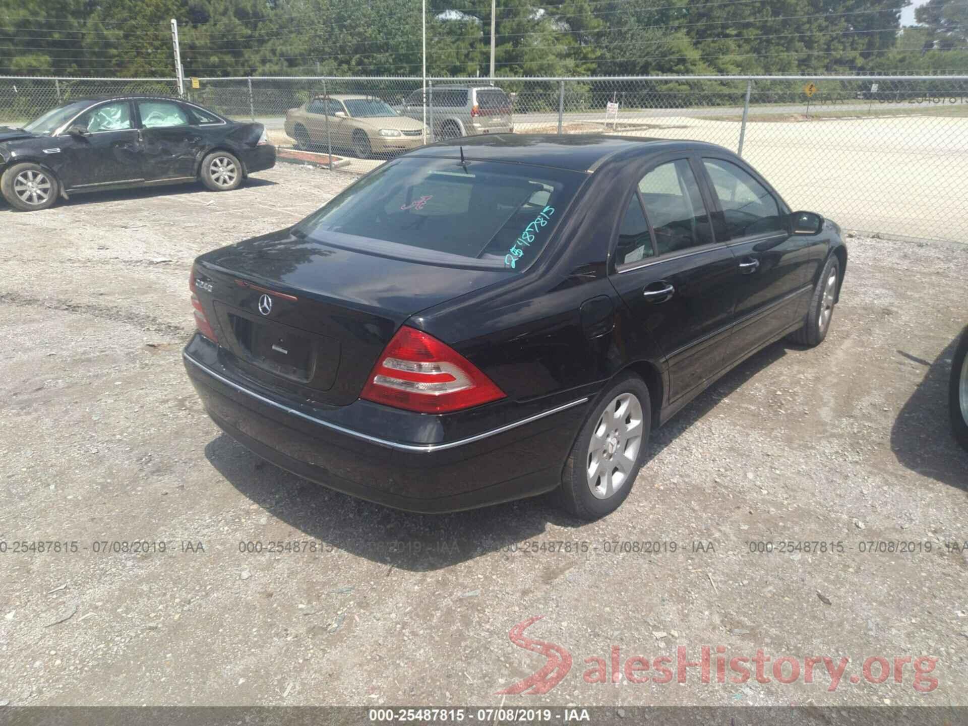 WDBRF61J25A759622 2005 MERCEDES-BENZ C