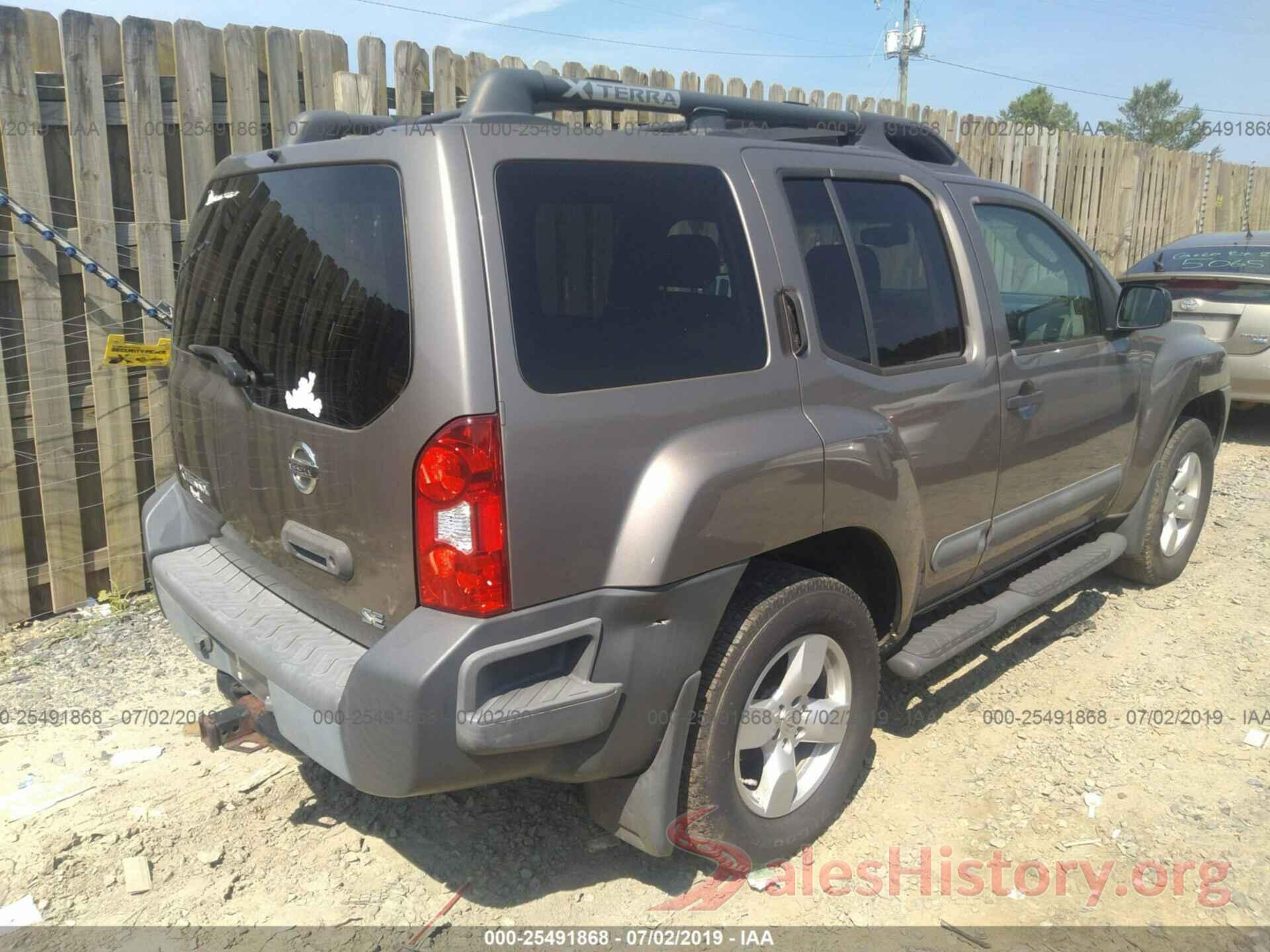 5N1AN08W85C618070 2005 NISSAN XTERRA