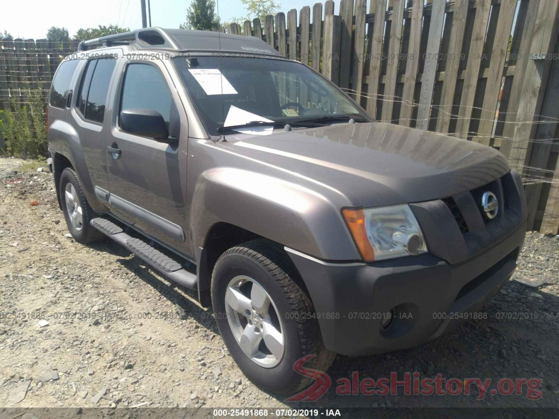 5N1AN08W85C618070 2005 NISSAN XTERRA