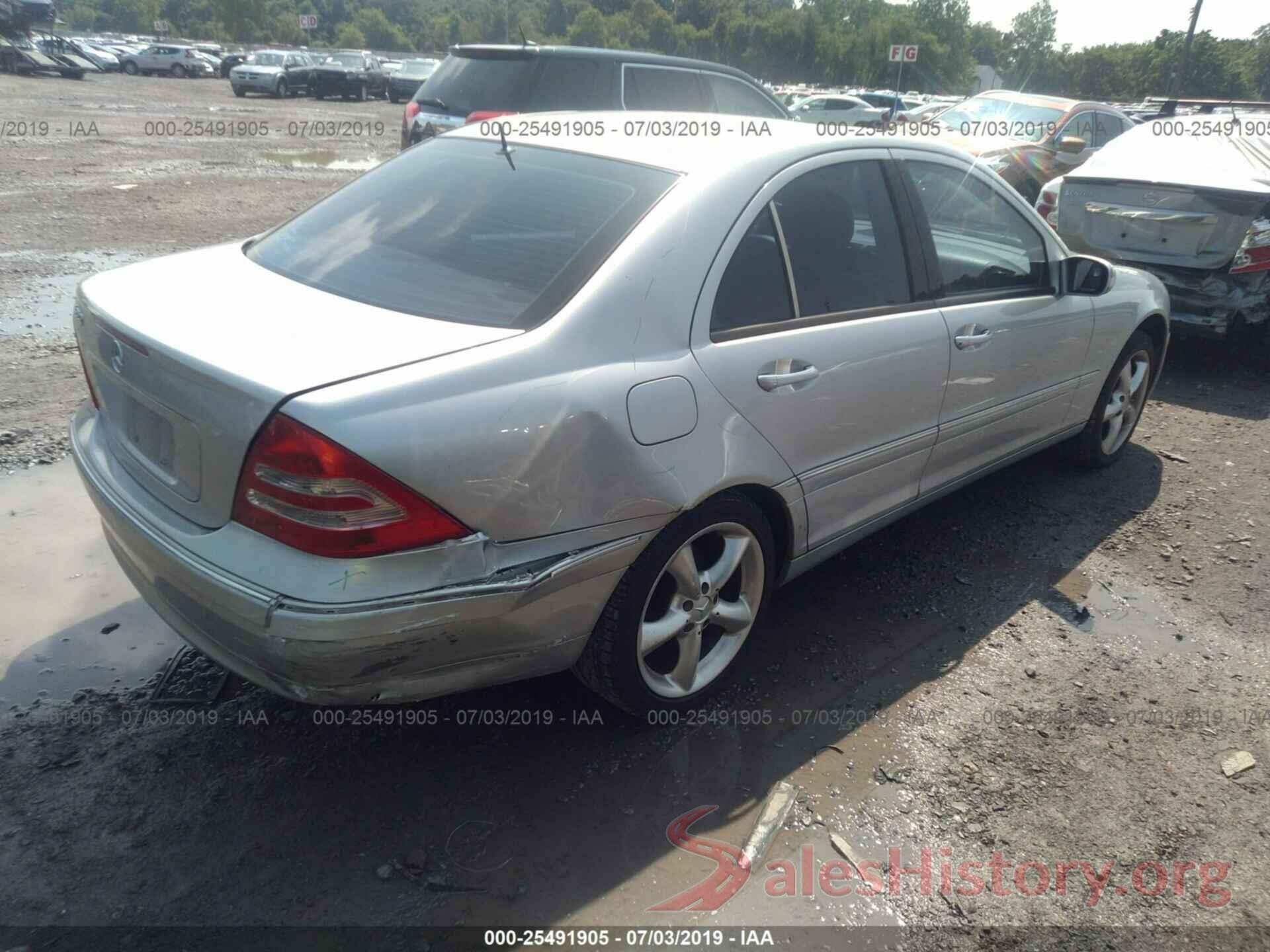 WDBRF64J52F191697 2002 MERCEDES-BENZ C