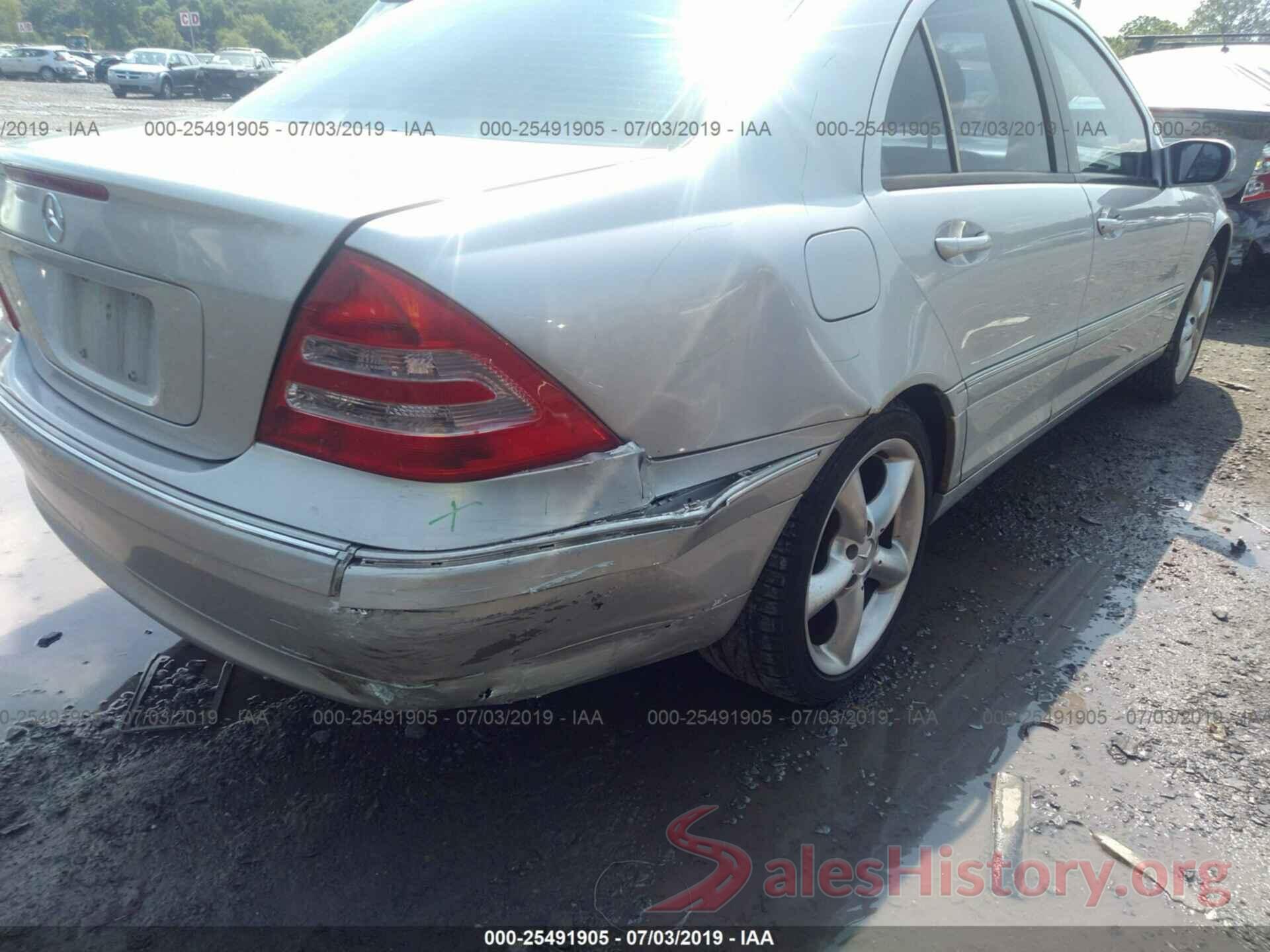 WDBRF64J52F191697 2002 MERCEDES-BENZ C