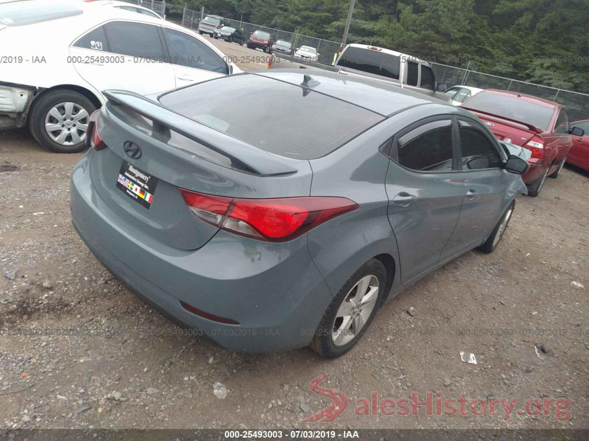 5NPDH4AEXFH636416 2015 HYUNDAI ELANTRA