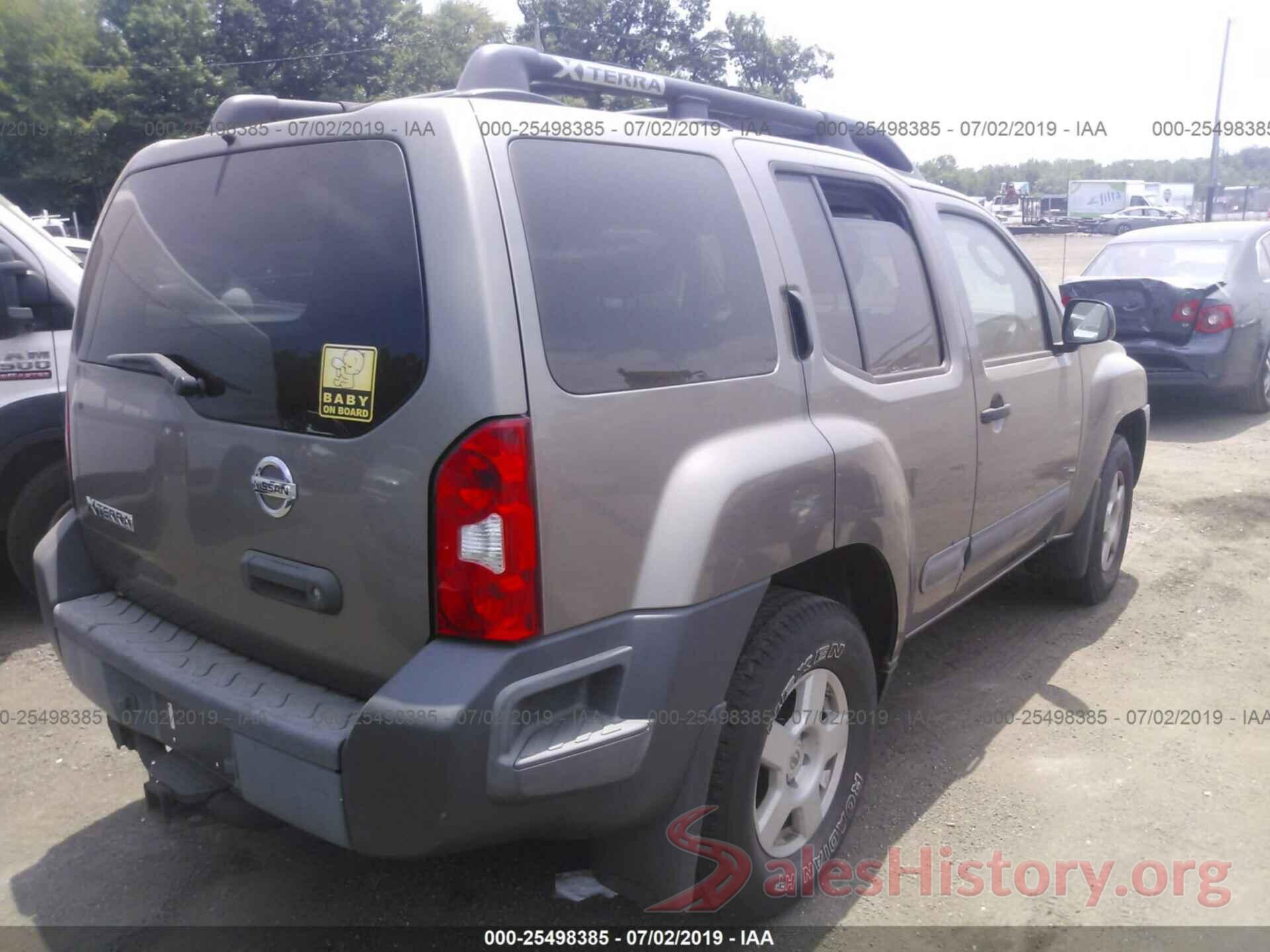 5N1AN08W95C647724 2005 NISSAN XTERRA