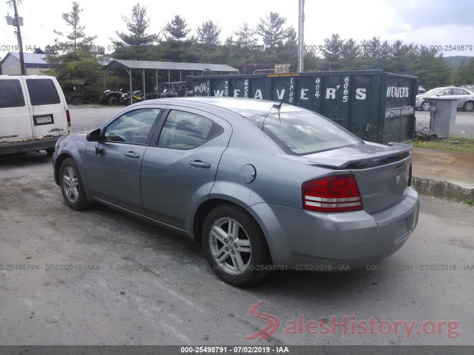 1B3LC56K28N606006 2008 DODGE AVENGER