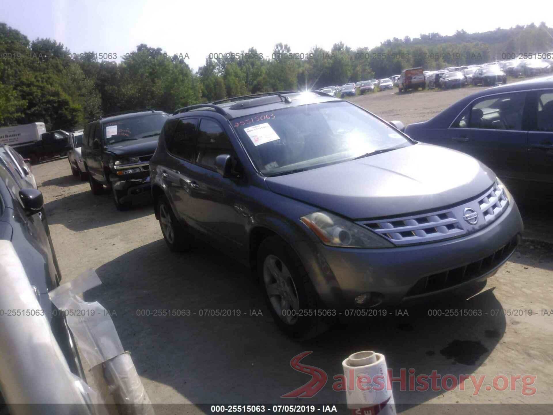 JN8AZ08W65W418249 2005 NISSAN MURANO