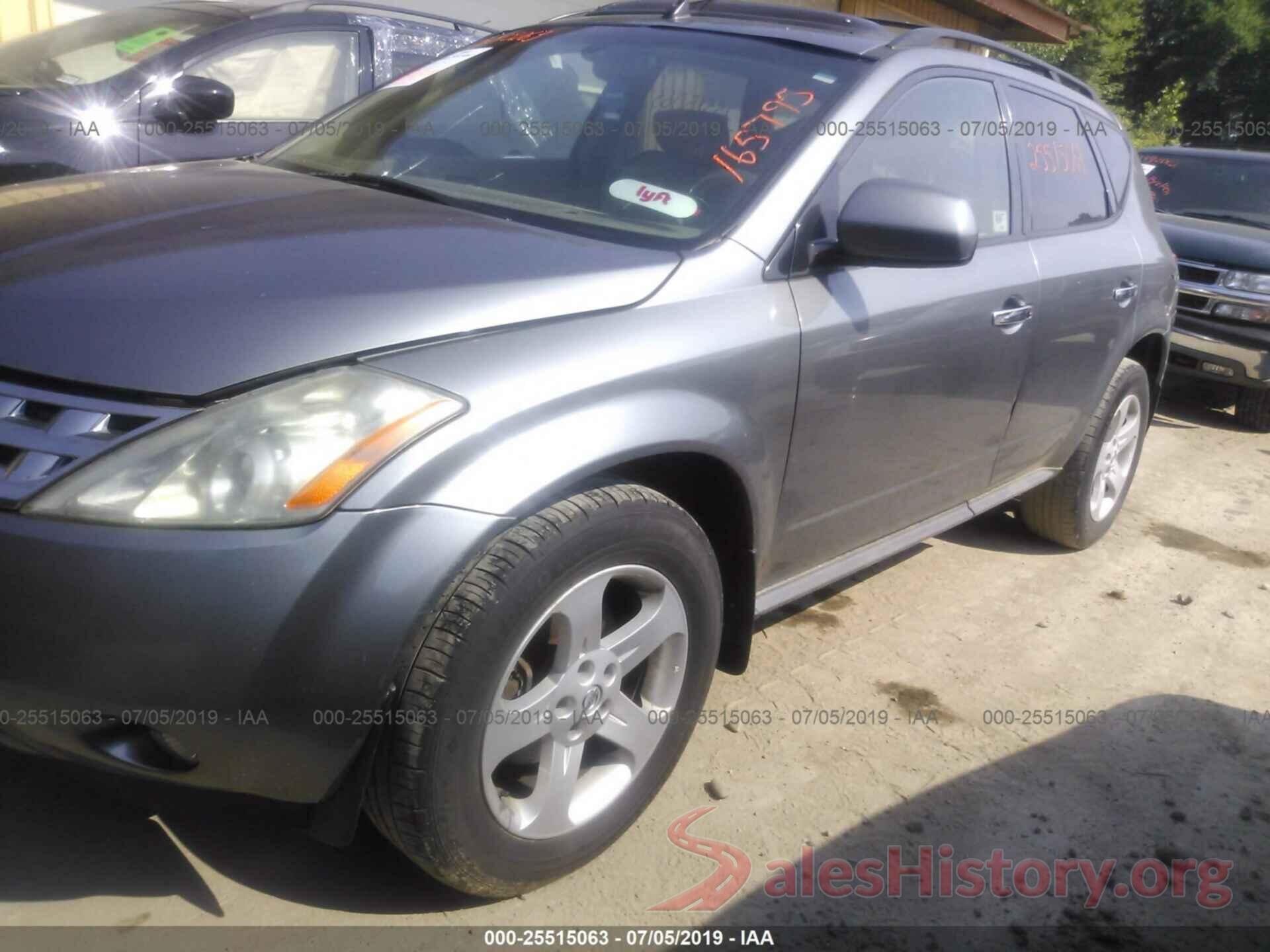 JN8AZ08W65W418249 2005 NISSAN MURANO