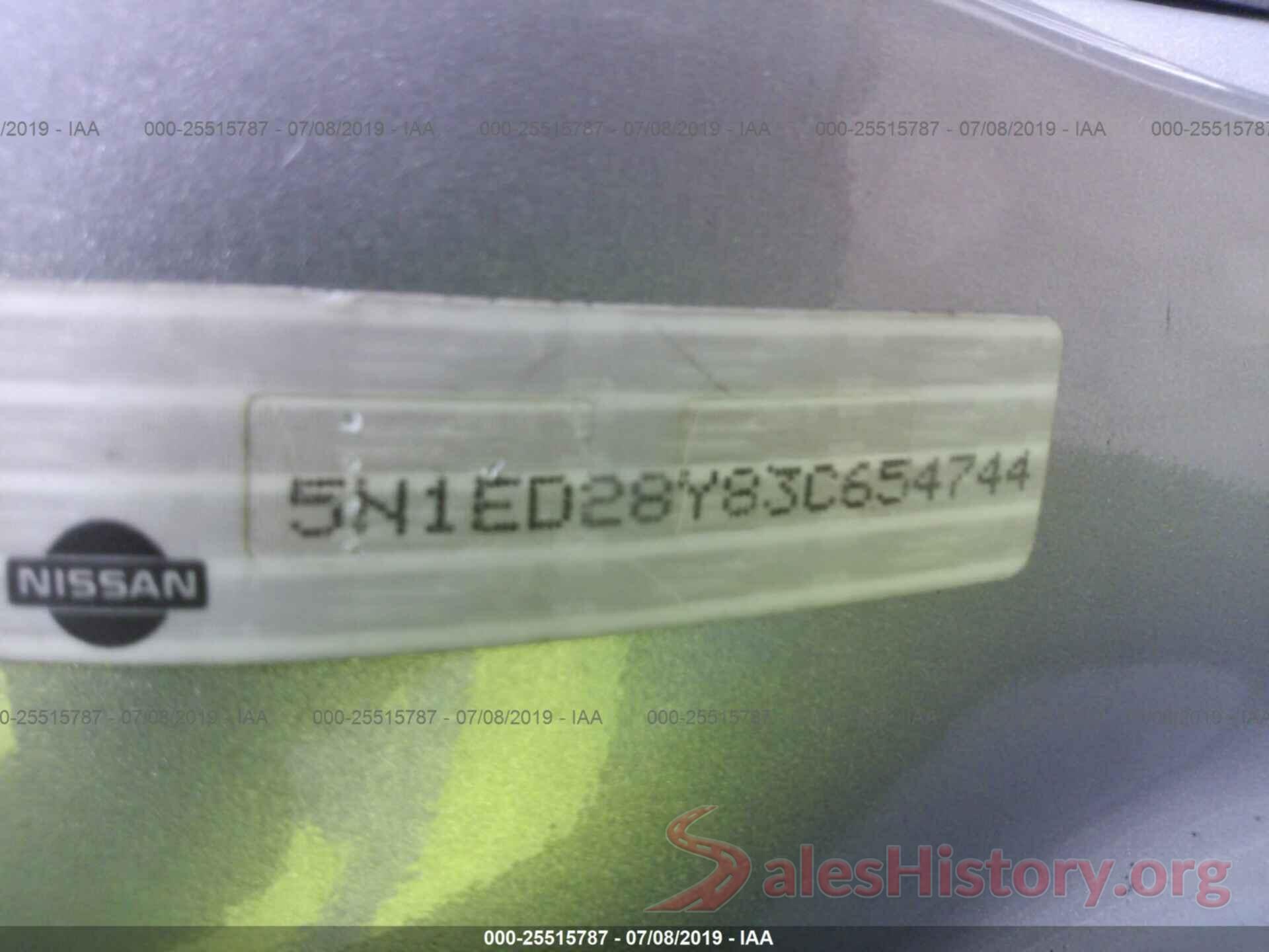 5N1ED28Y83C654744 2003 NISSAN XTERRA