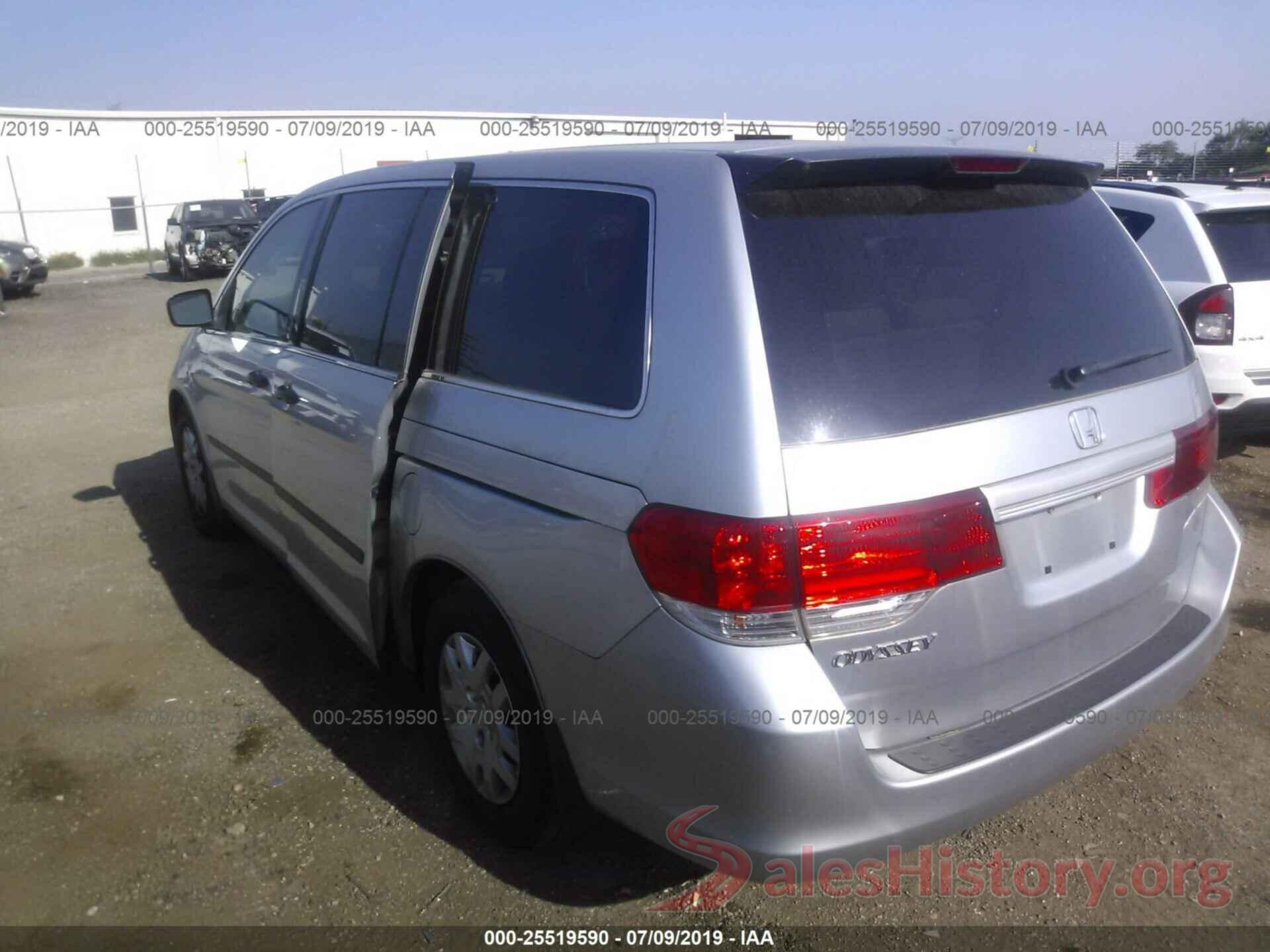 5FNRL3H28AB022644 2010 HONDA ODYSSEY