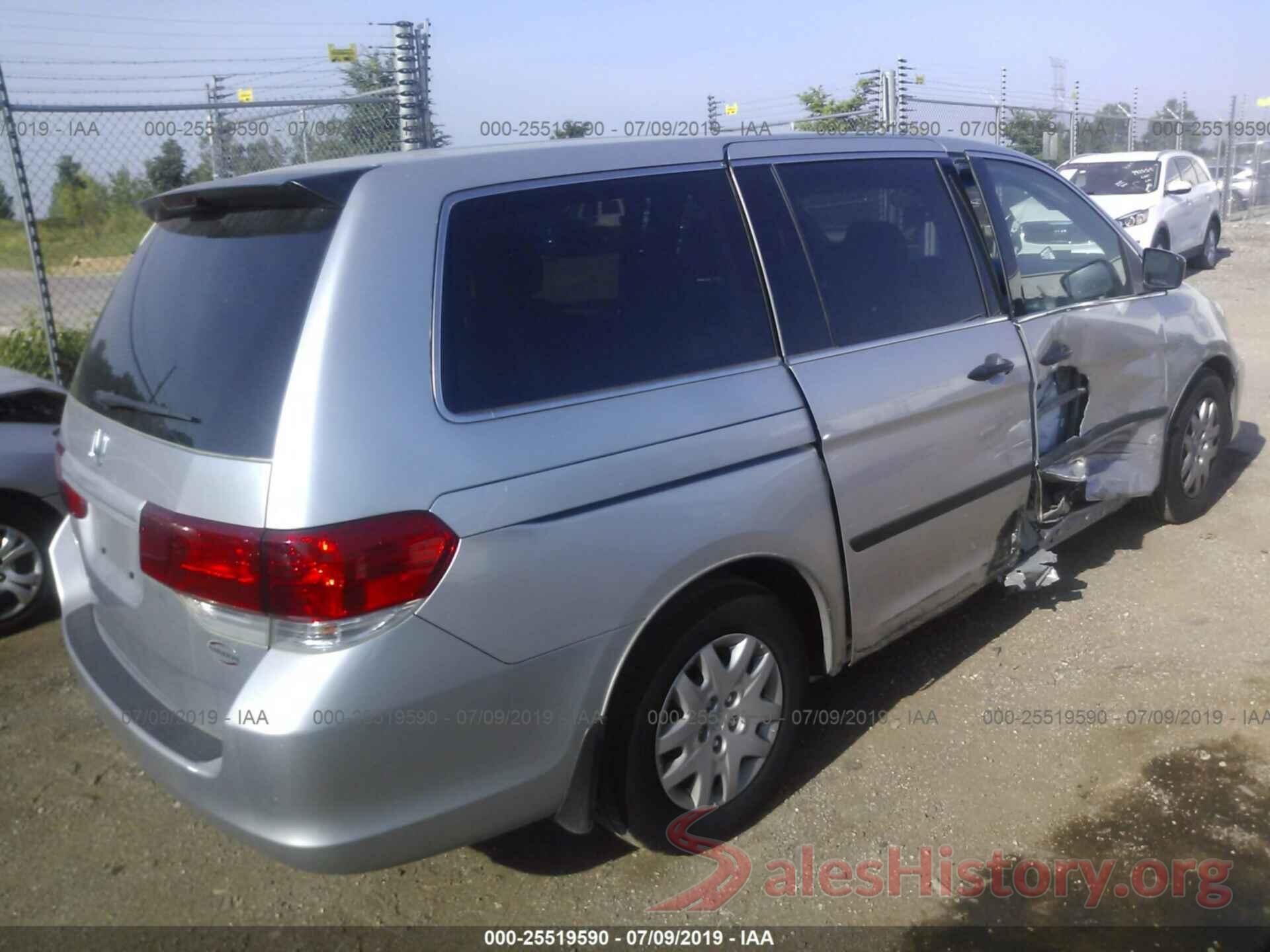 5FNRL3H28AB022644 2010 HONDA ODYSSEY