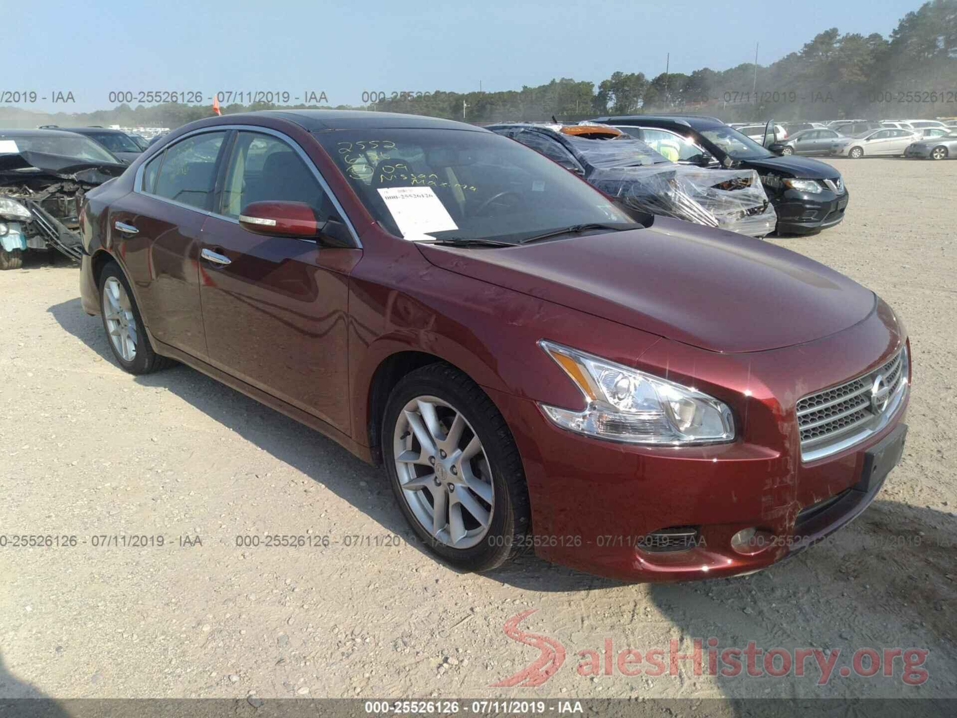 1N4AA51E69C815085 2009 NISSAN MAXIMA