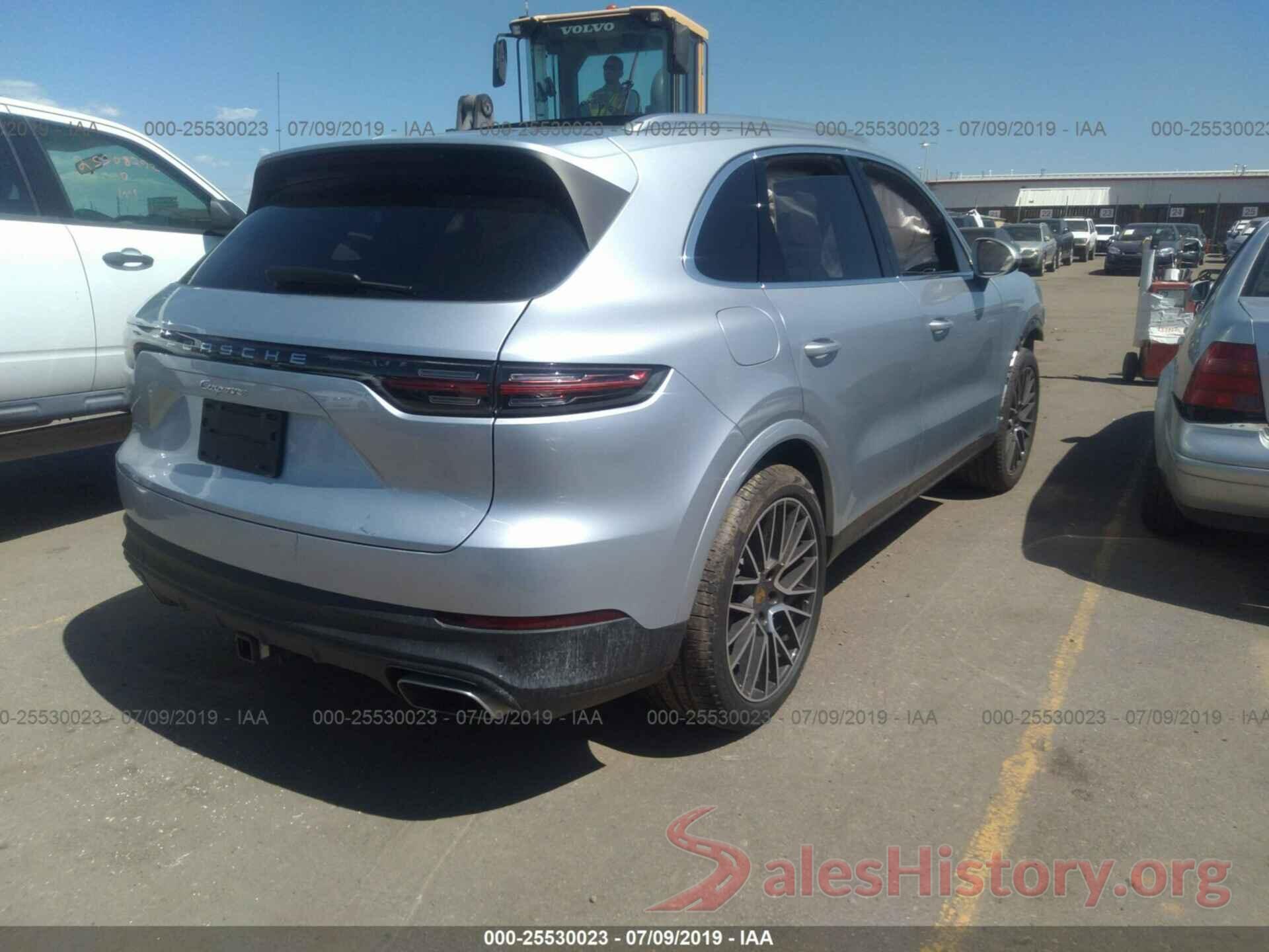 WP1AA2AY1KDA05414 2019 PORSCHE CAYENNE