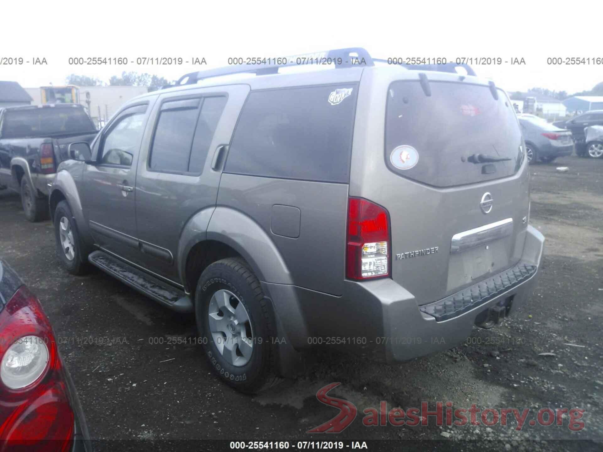 5N1AR18W17C602922 2007 NISSAN PATHFINDER