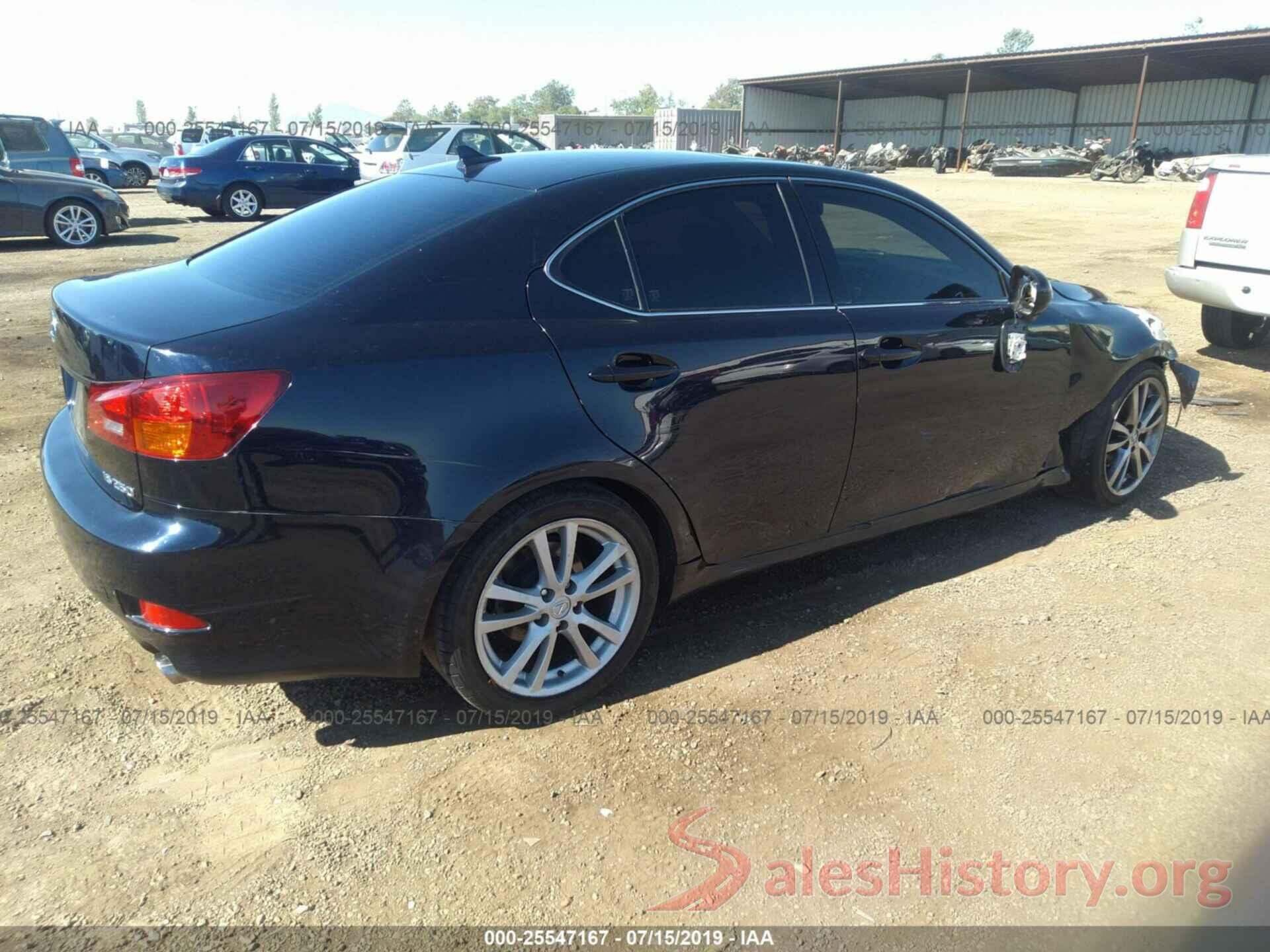 JTHBK262972039481 2007 LEXUS IS