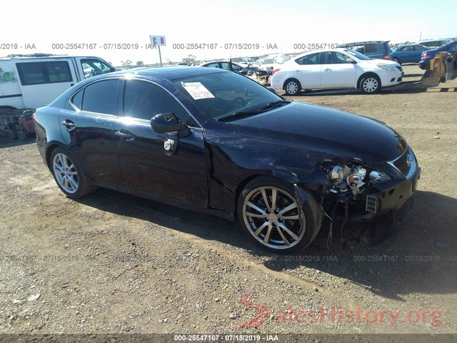 JTHBK262972039481 2007 LEXUS IS