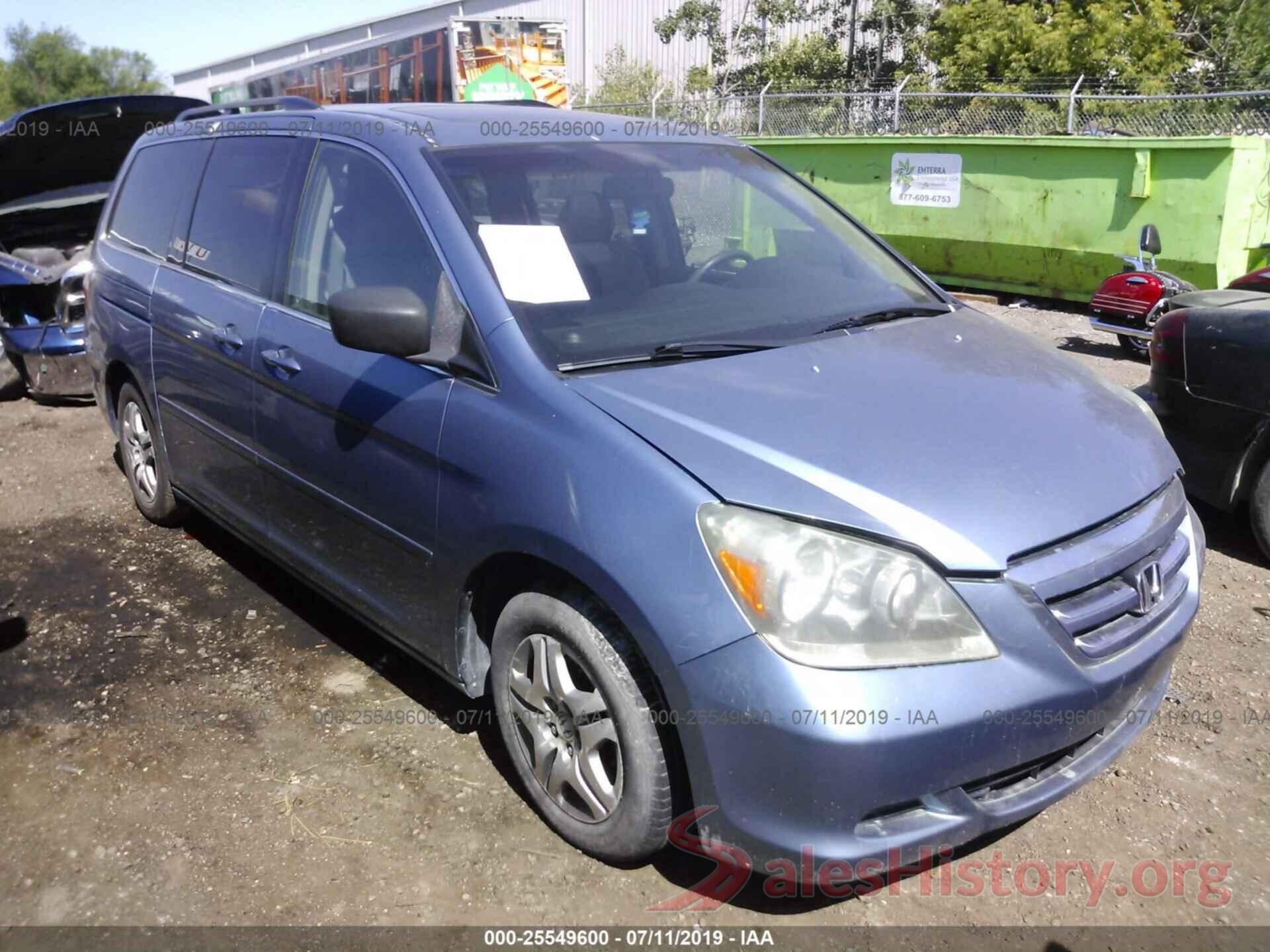 5FNRL38795B041382 2005 HONDA ODYSSEY