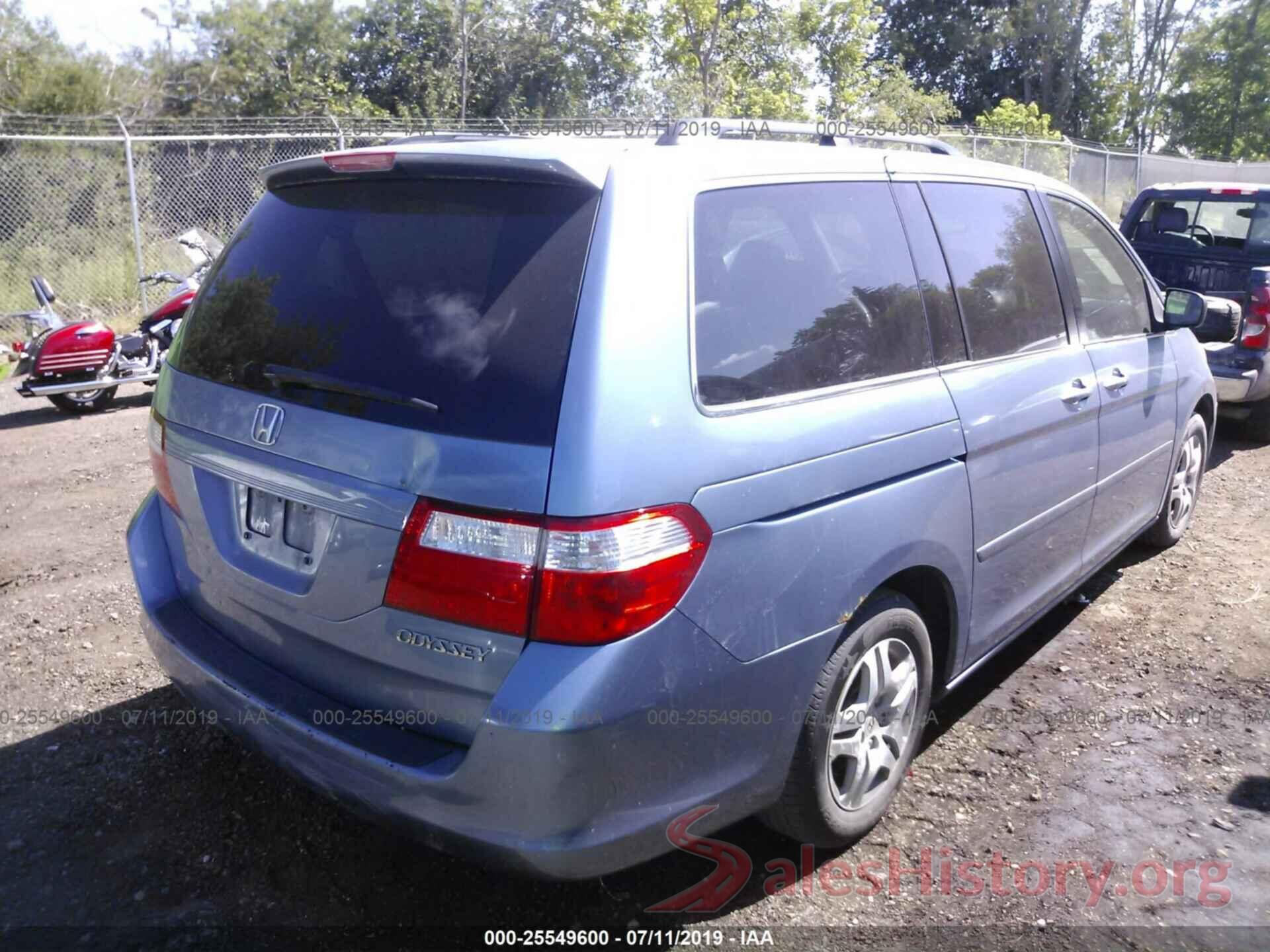 5FNRL38795B041382 2005 HONDA ODYSSEY