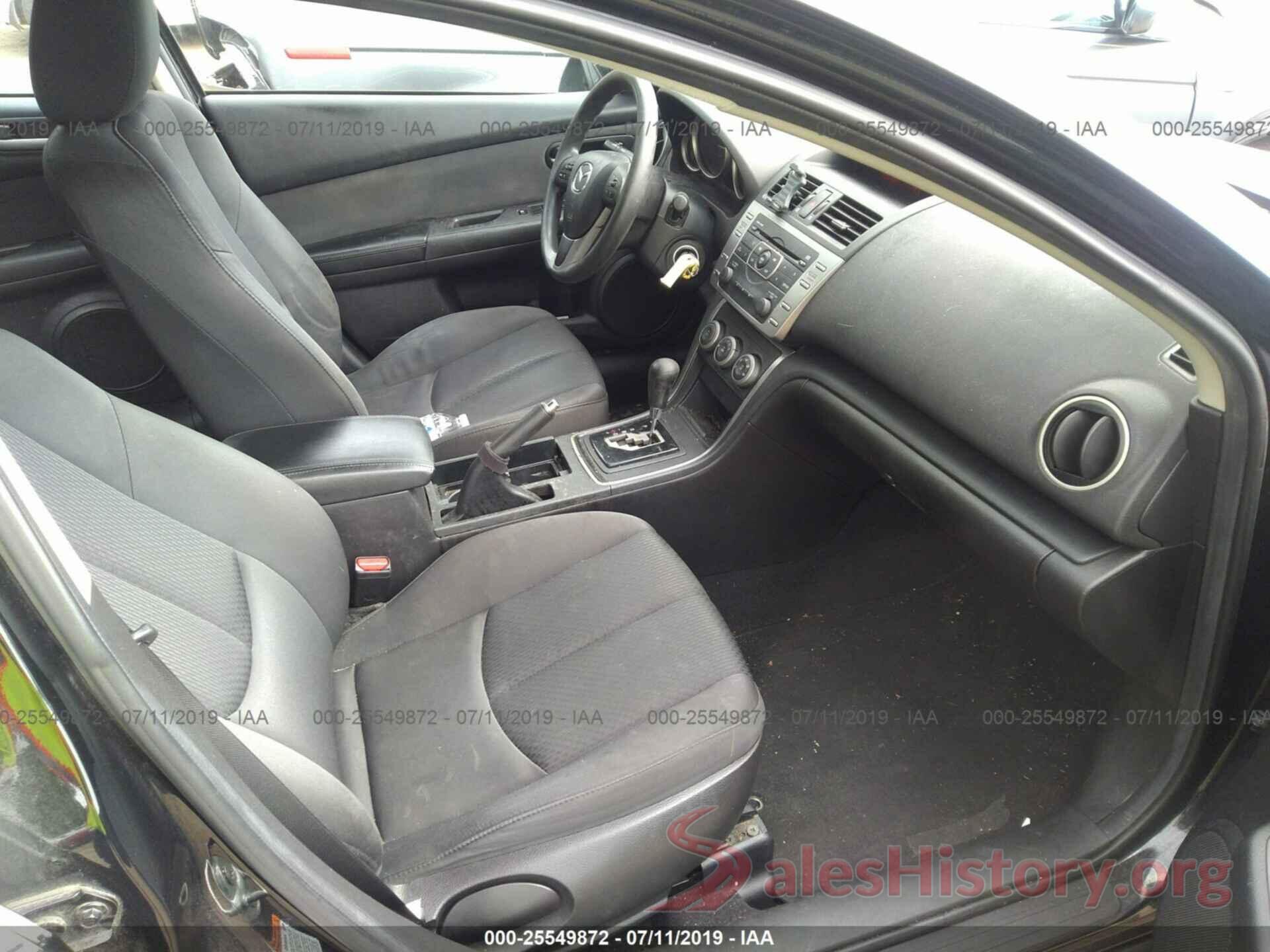 1YVHZ8BH2B5M26265 2011 MAZDA 6