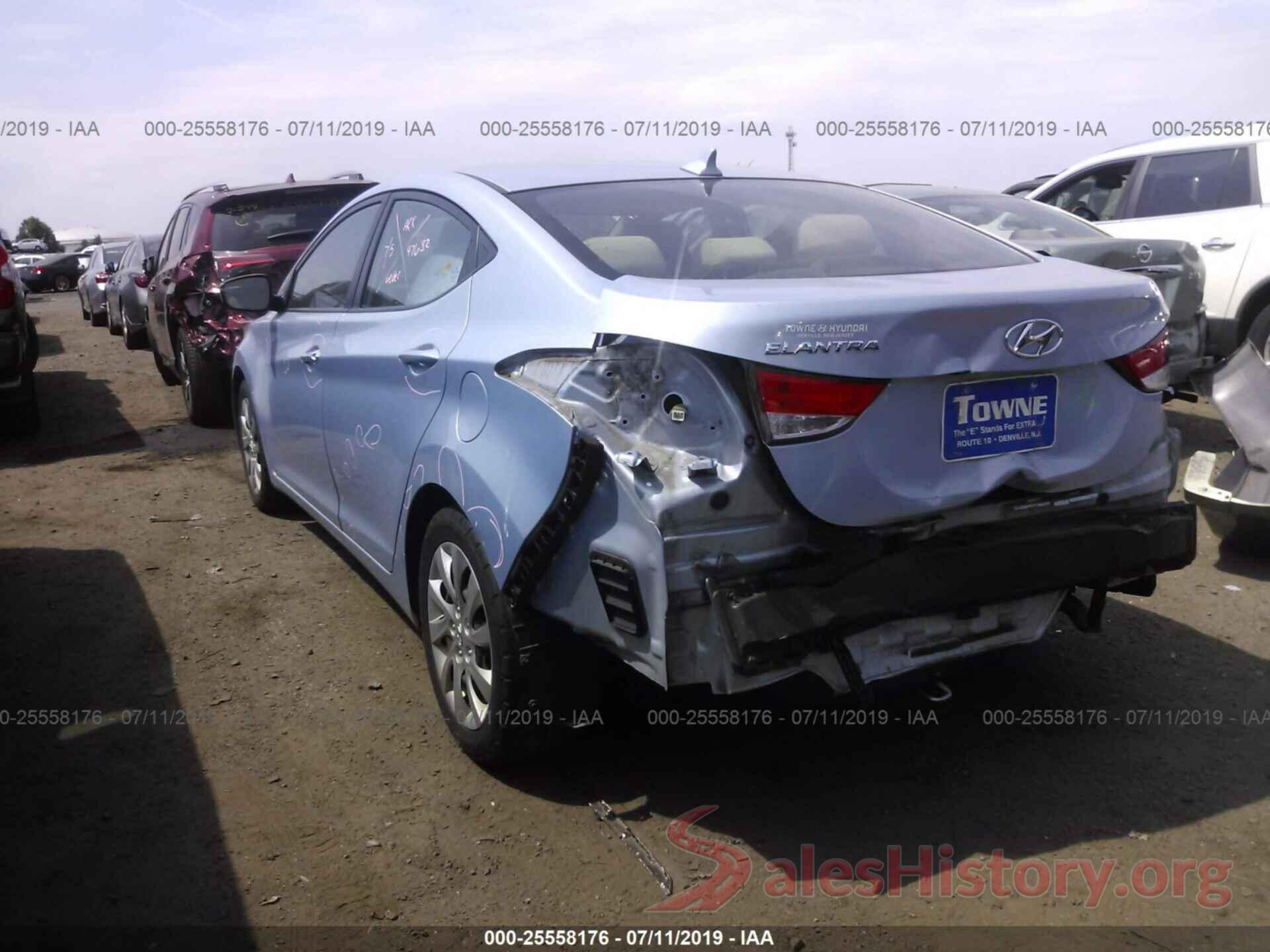 KMHDH4AE3CU249803 2012 HYUNDAI ELANTRA