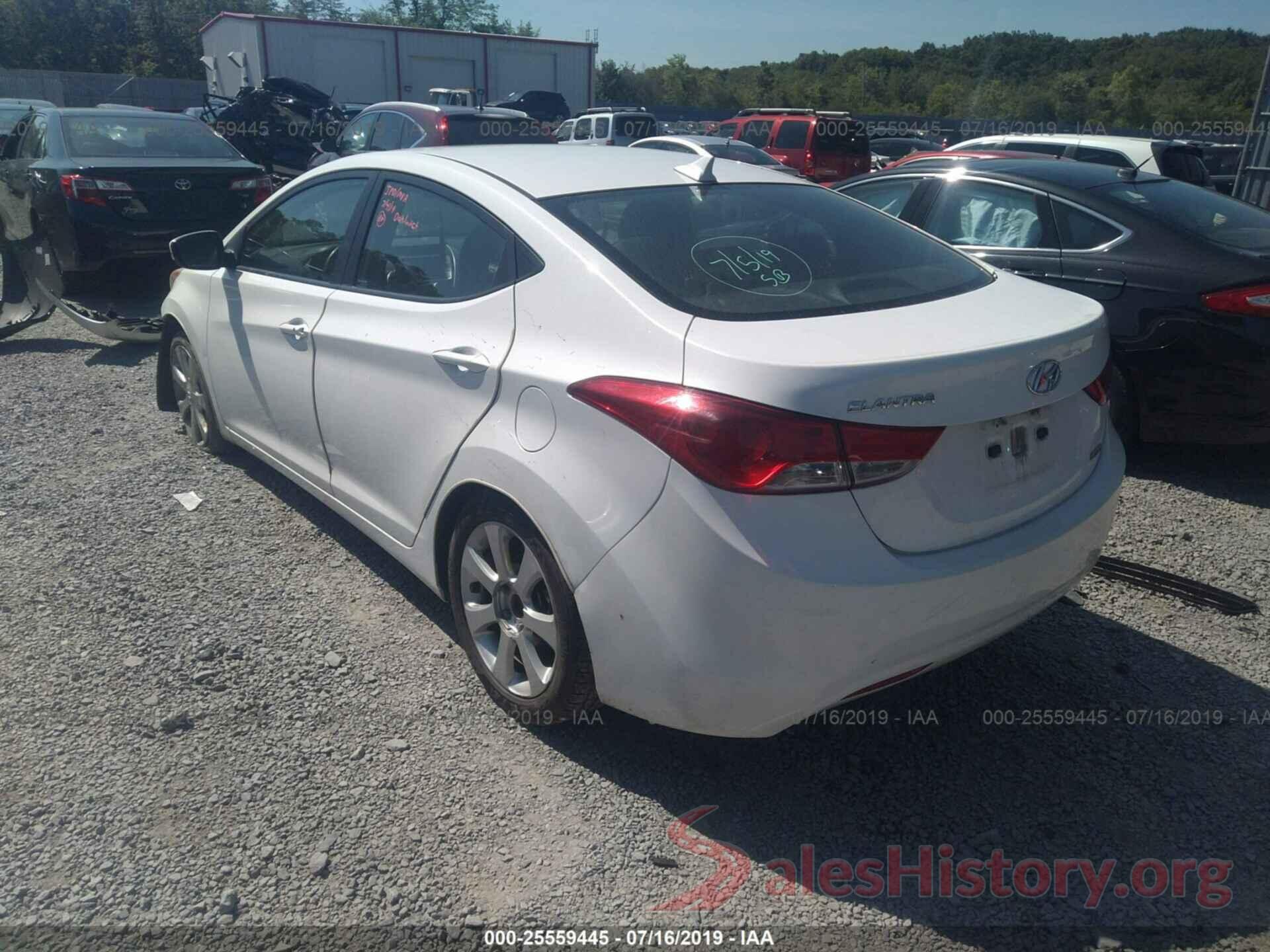 5NPDH4AE4CH114845 2012 HYUNDAI ELANTRA