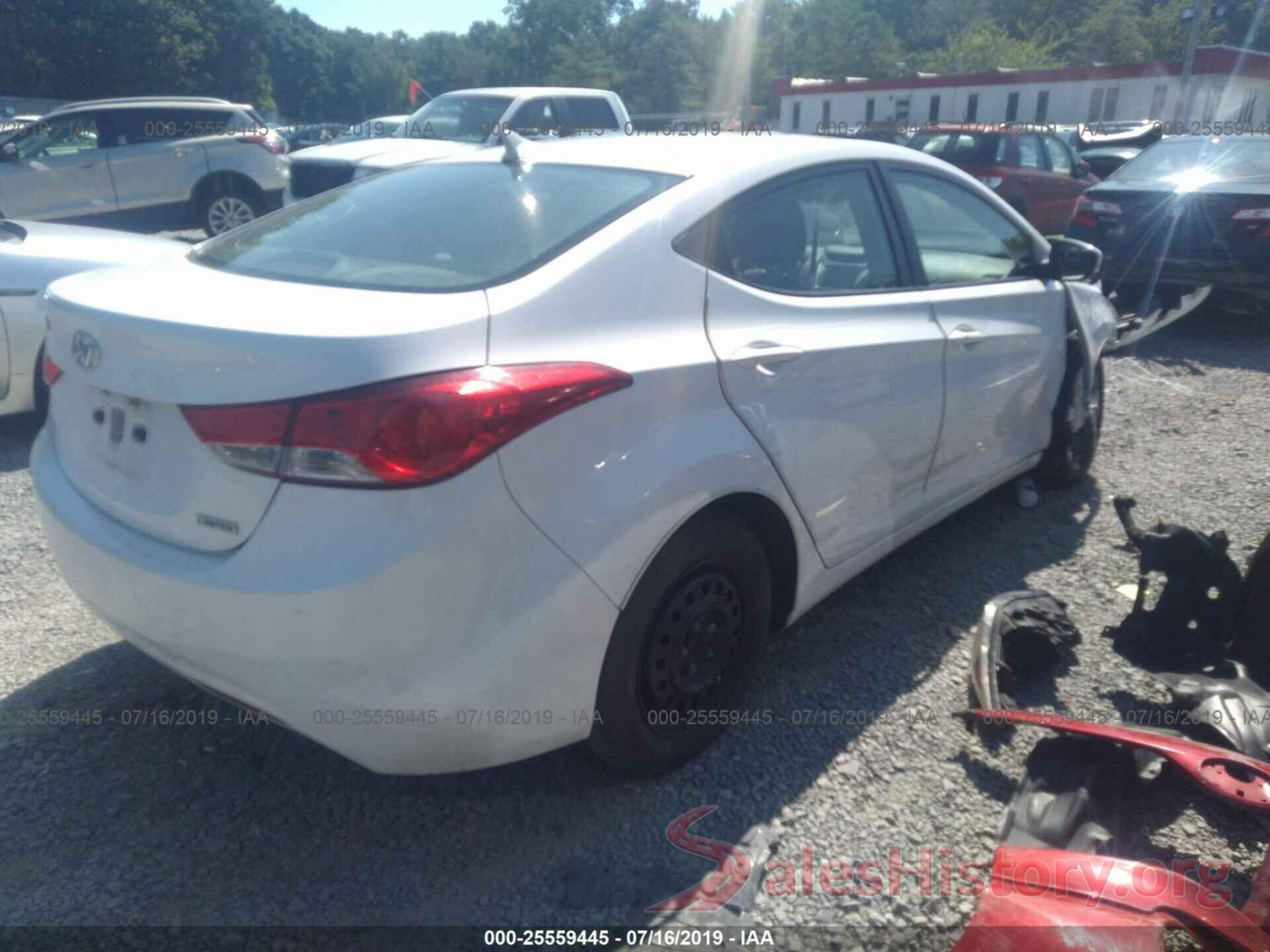 5NPDH4AE4CH114845 2012 HYUNDAI ELANTRA