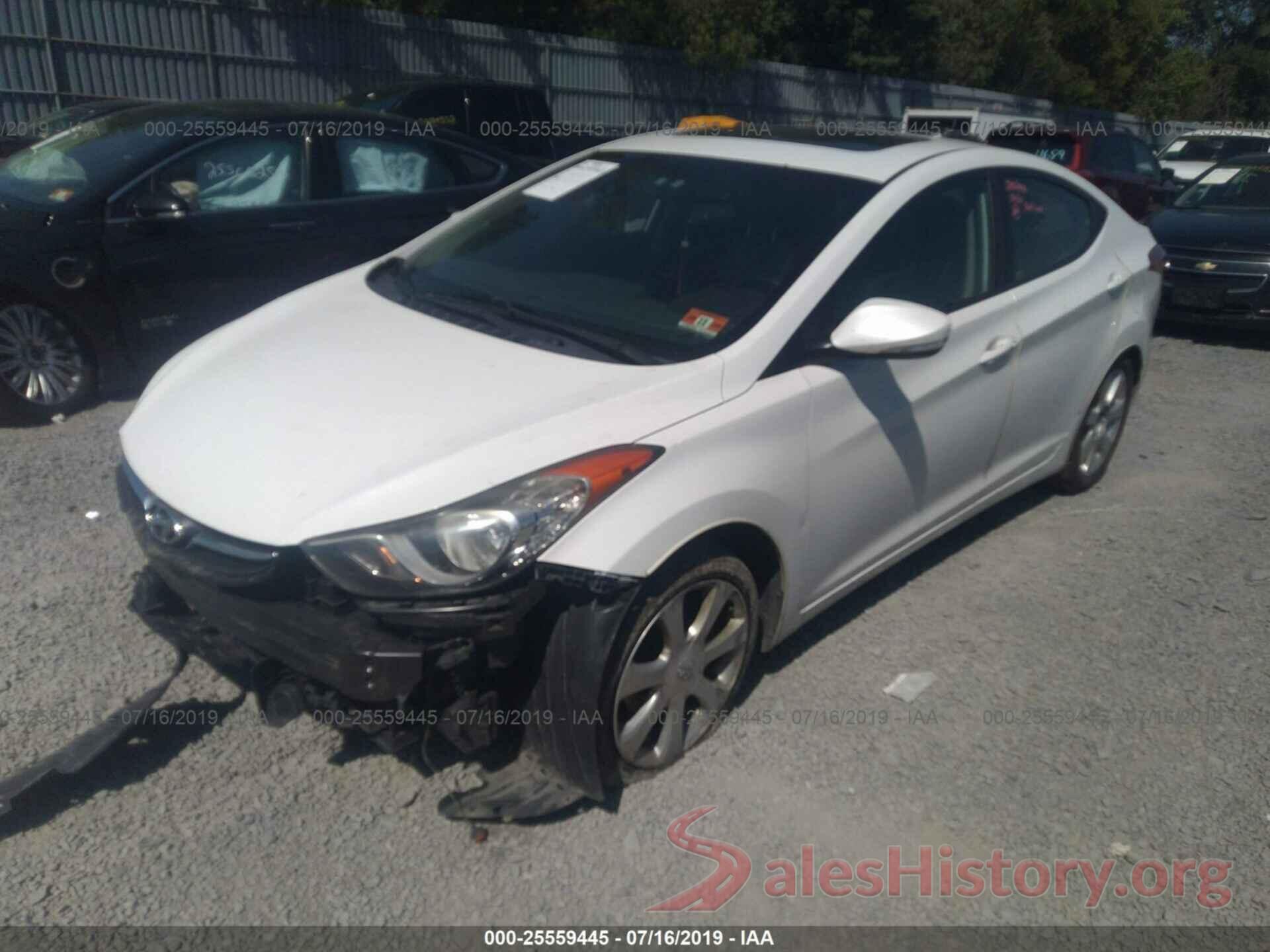 5NPDH4AE4CH114845 2012 HYUNDAI ELANTRA