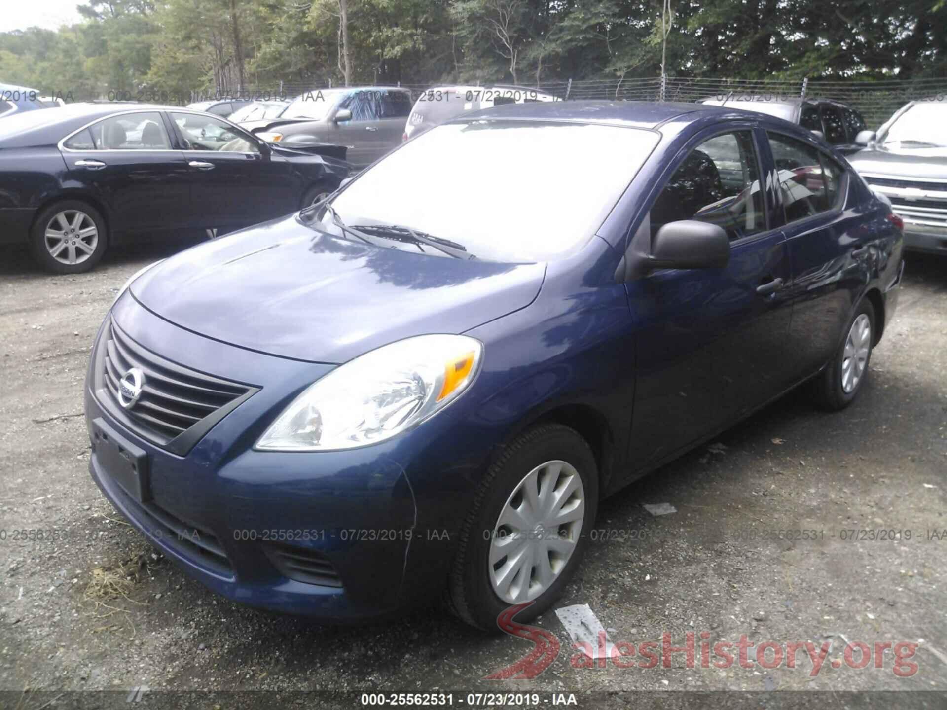 3N1CN7AP5EL830442 2014 NISSAN VERSA