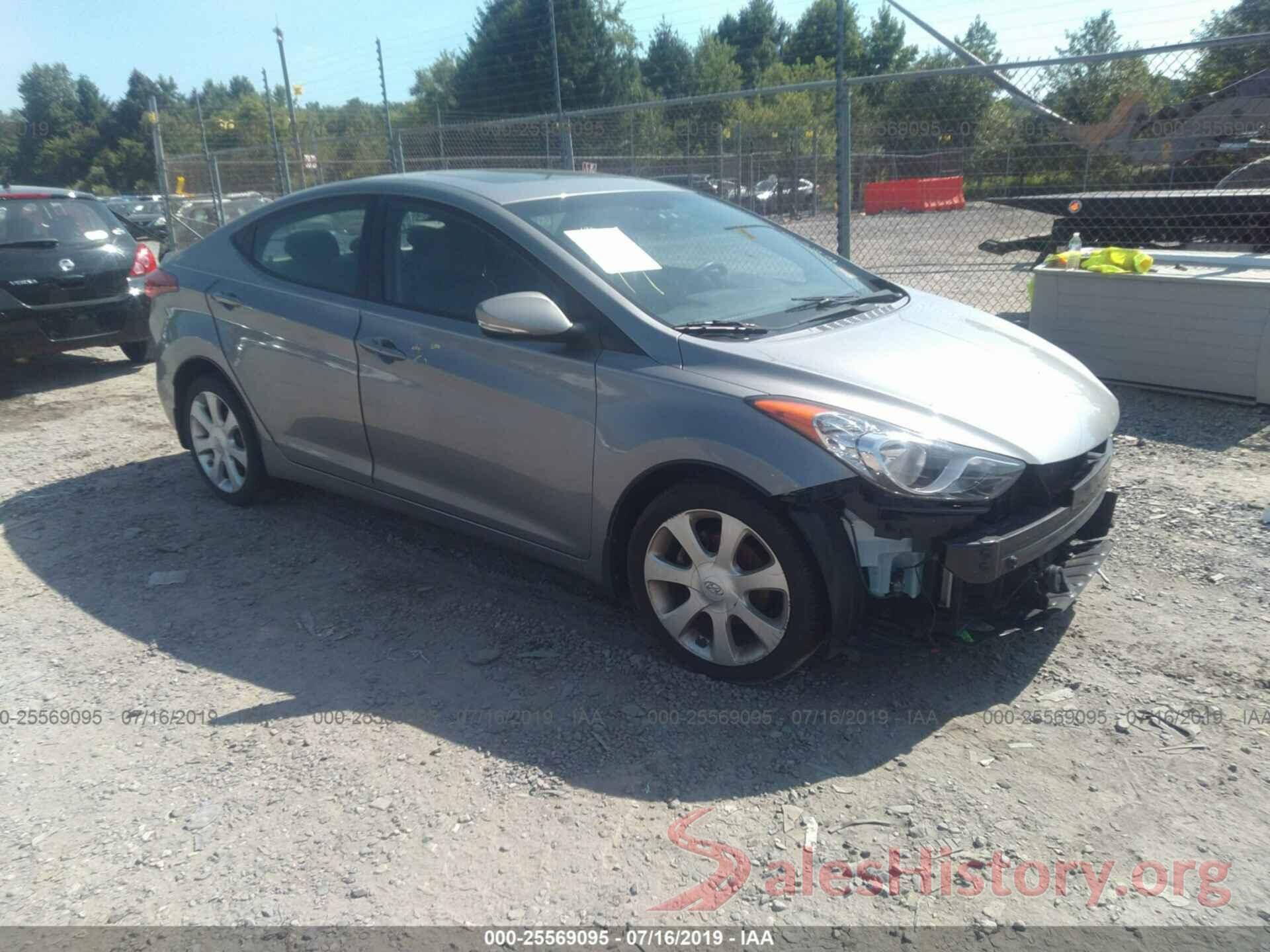 KMHDH4AE8CU196015 2012 HYUNDAI ELANTRA