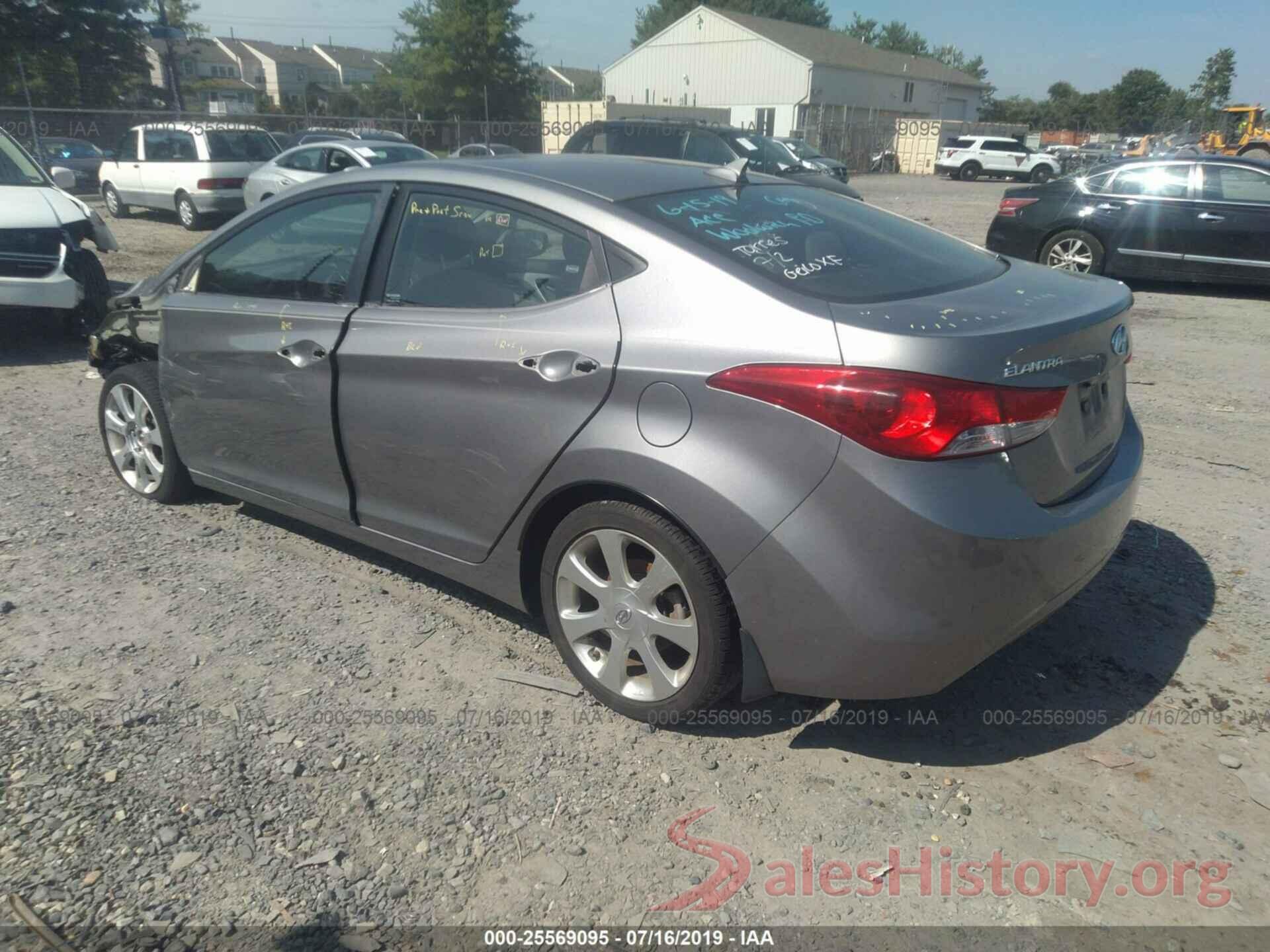 KMHDH4AE8CU196015 2012 HYUNDAI ELANTRA