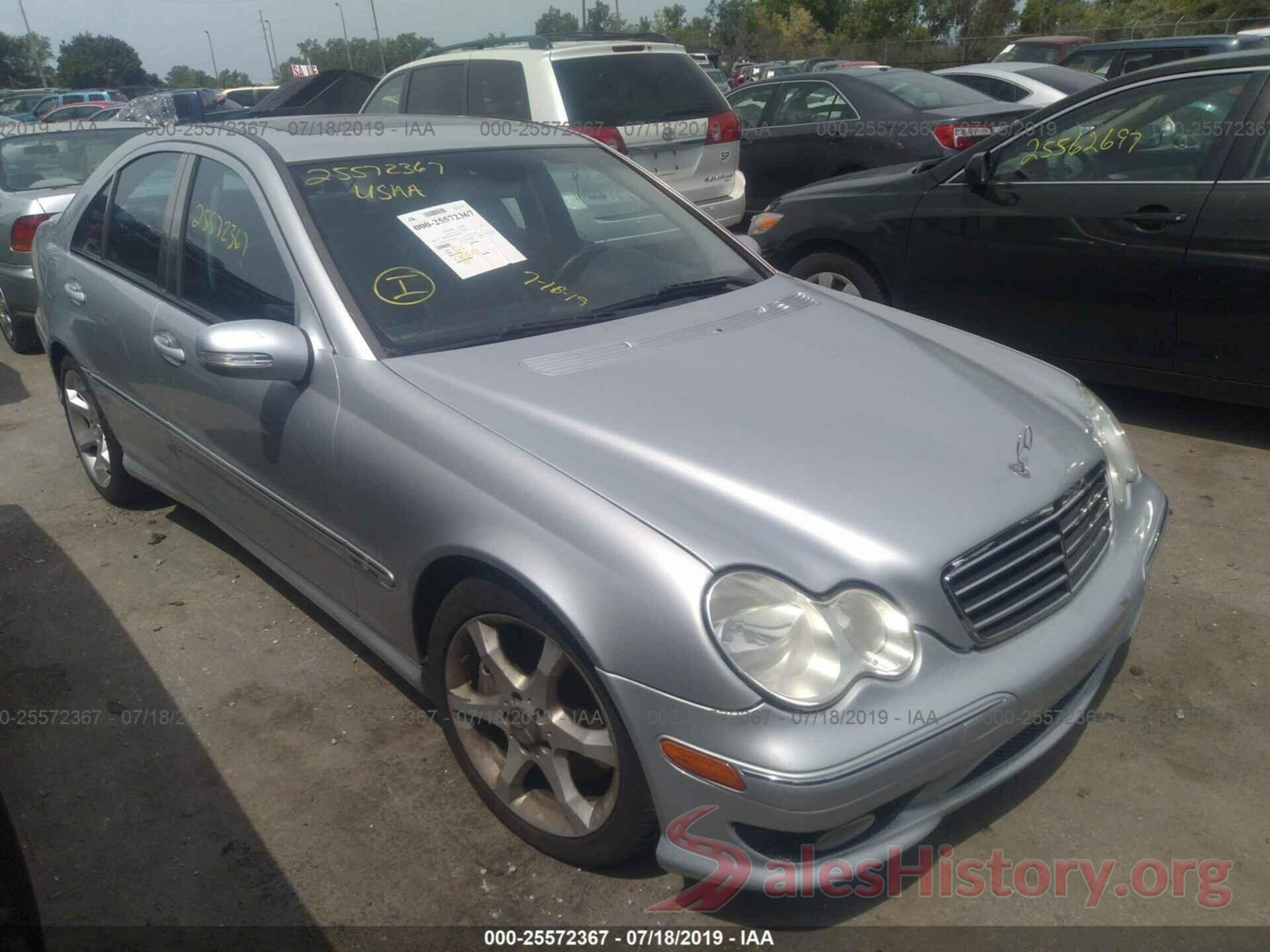 WDBRF52H27F929215 2007 MERCEDES-BENZ C