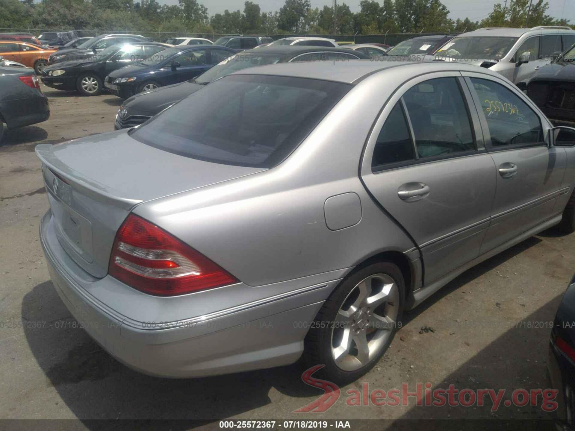 WDBRF52H27F929215 2007 MERCEDES-BENZ C