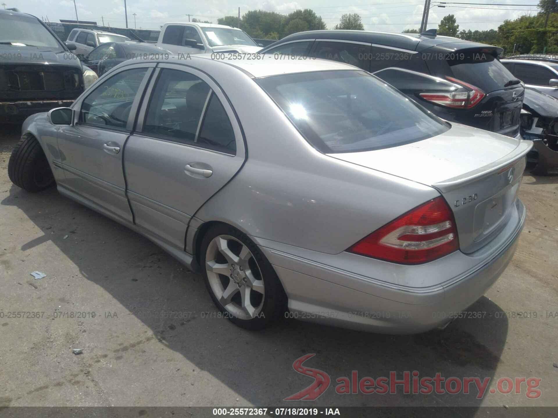 WDBRF52H27F929215 2007 MERCEDES-BENZ C