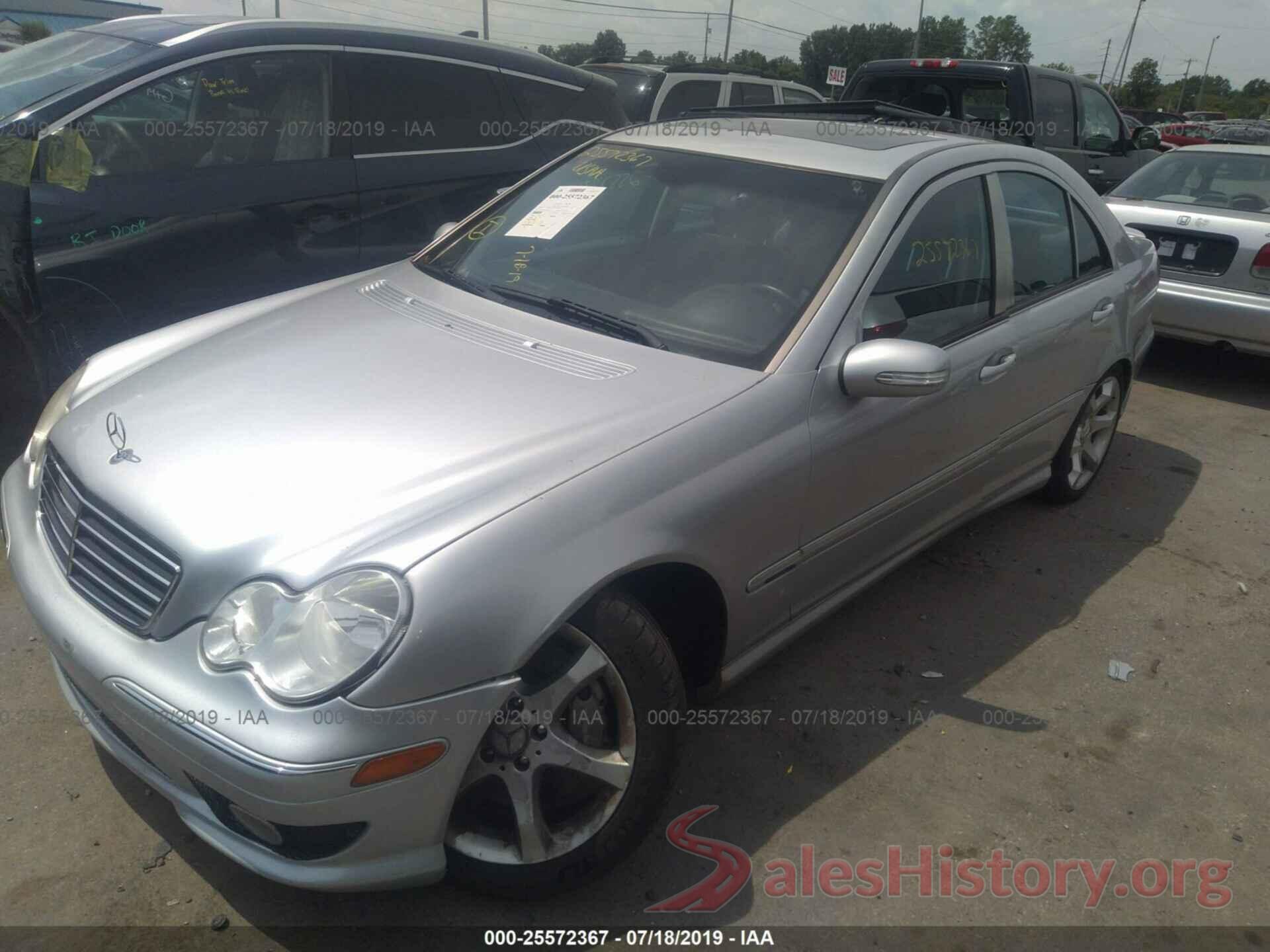 WDBRF52H27F929215 2007 MERCEDES-BENZ C