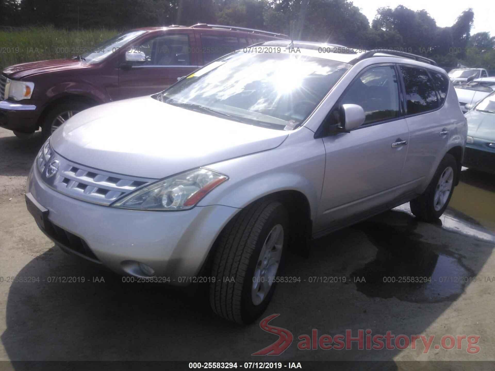 JN8AZ08W03W235510 2003 NISSAN MURANO