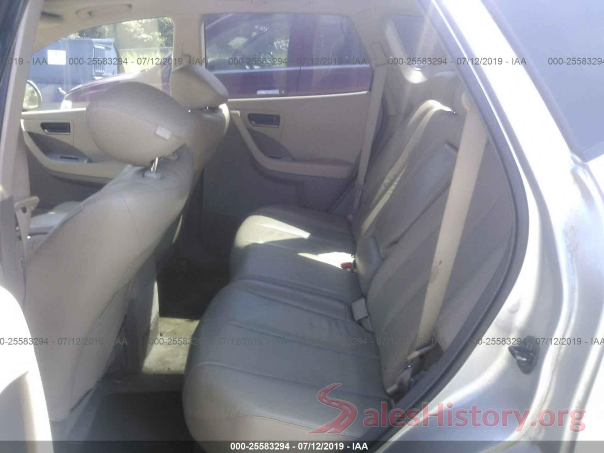 JN8AZ08W03W235510 2003 NISSAN MURANO