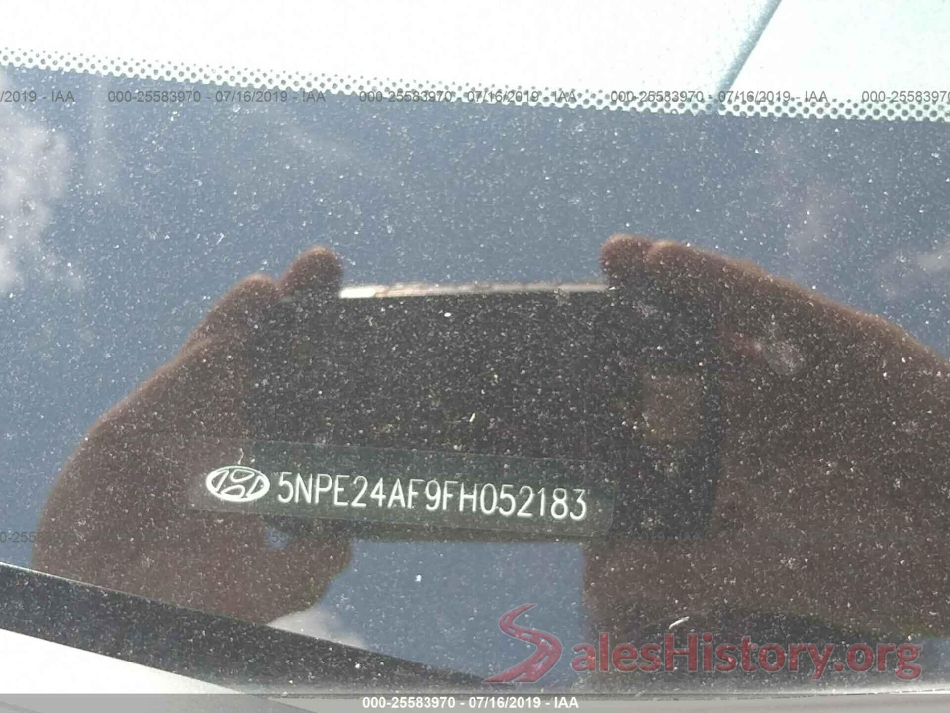 5NPE24AF9FH052183 2015 HYUNDAI SONATA