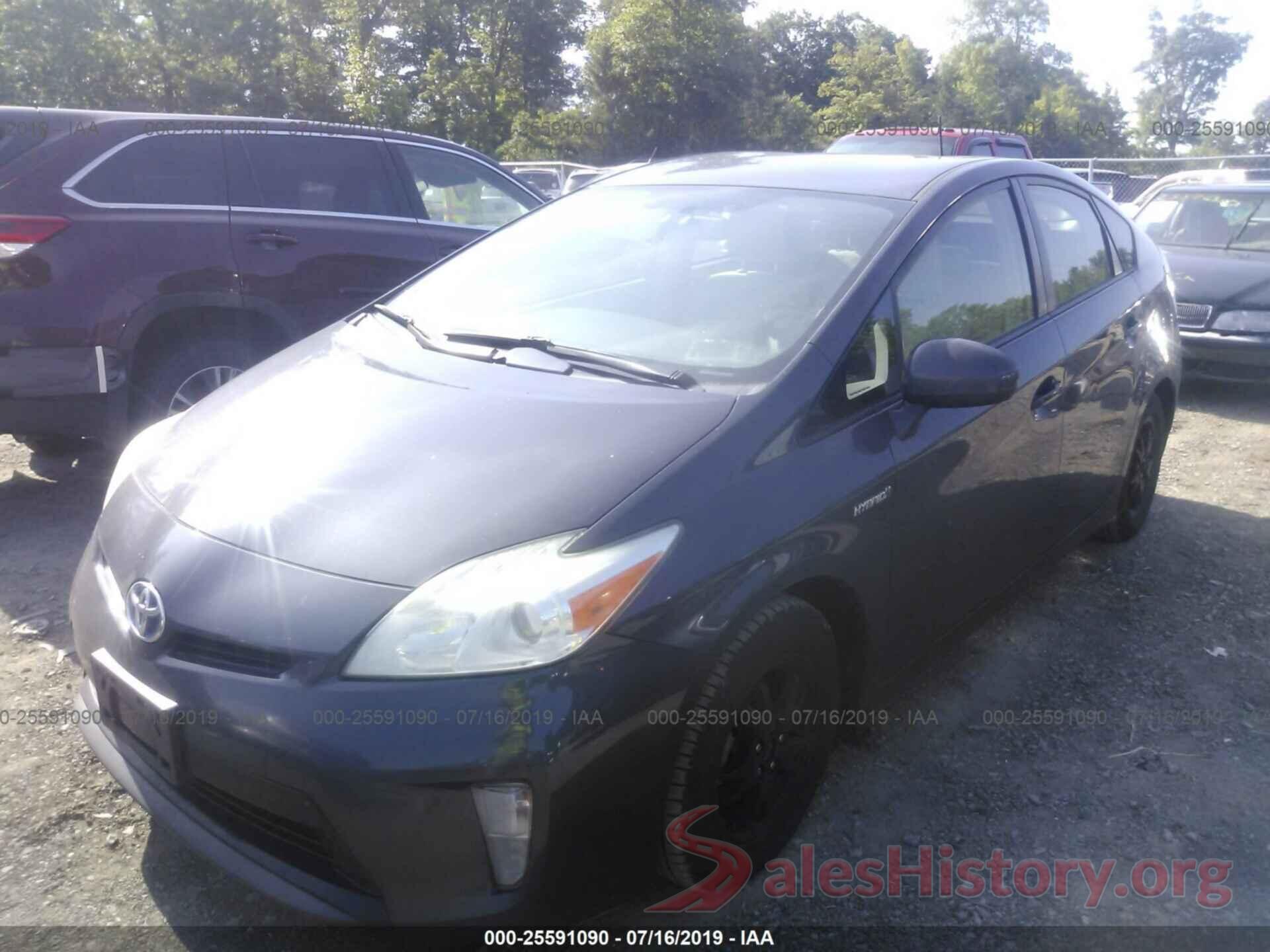 JTDKN3DU0C1497946 2012 TOYOTA PRIUS