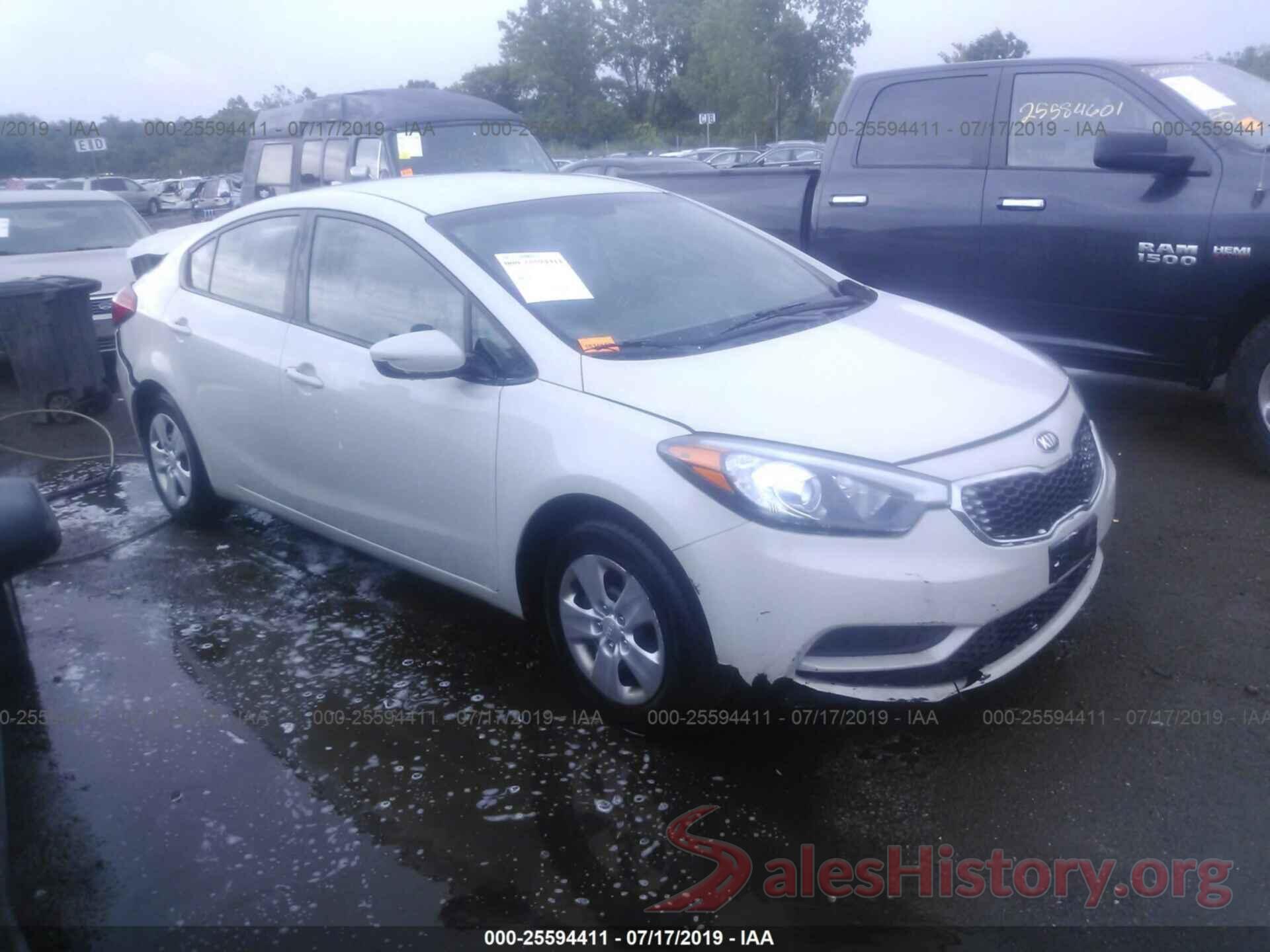 KNAFK4A60E5160398 2014 KIA FORTE