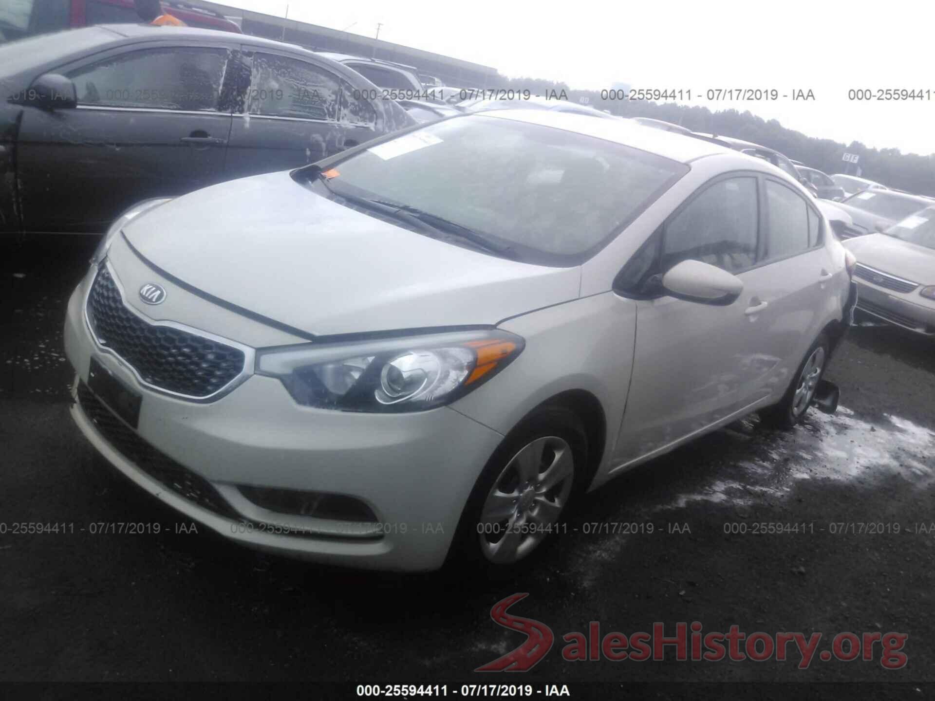 KNAFK4A60E5160398 2014 KIA FORTE