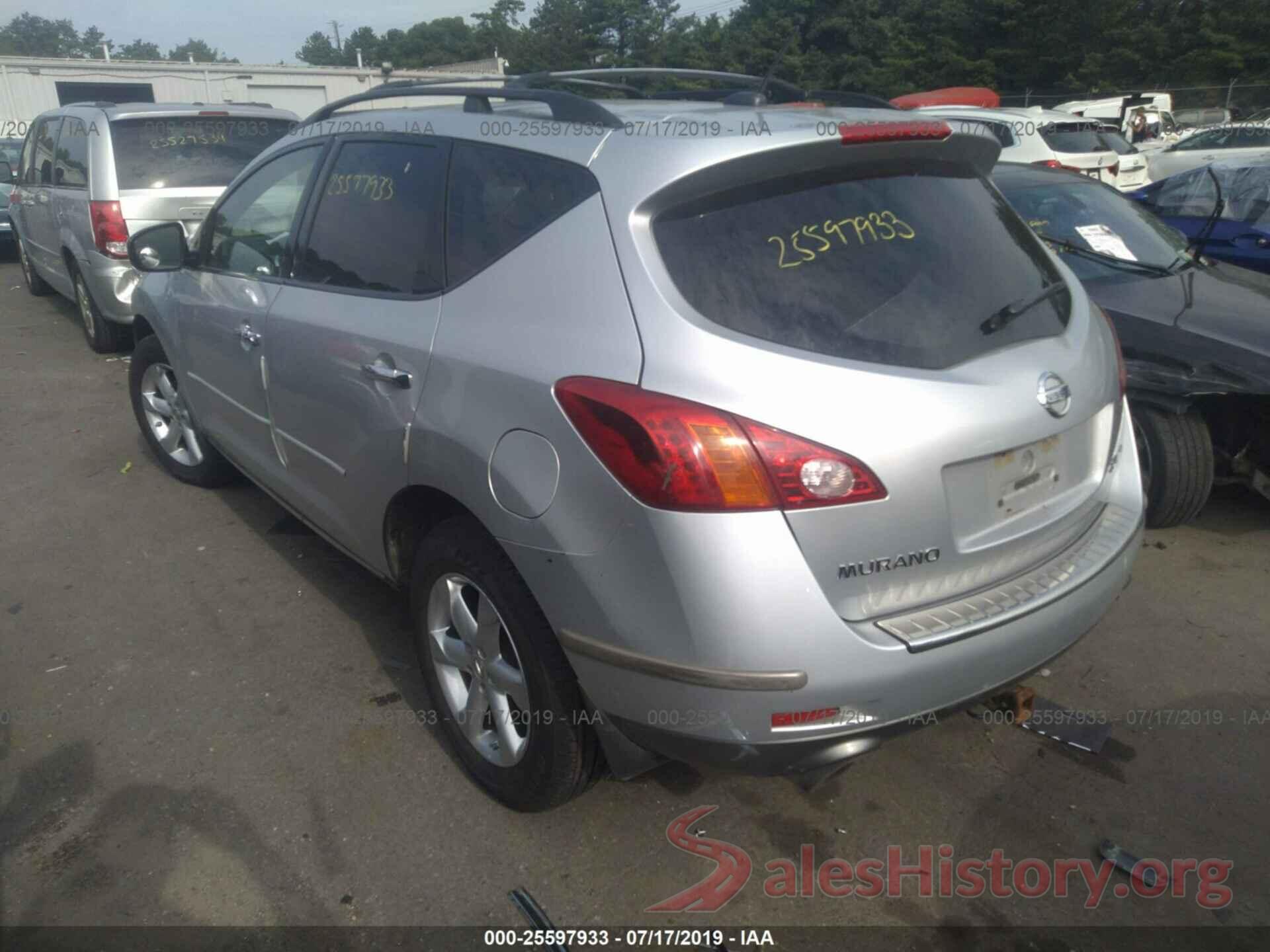 JN8AZ18W09W160581 2009 NISSAN MURANO