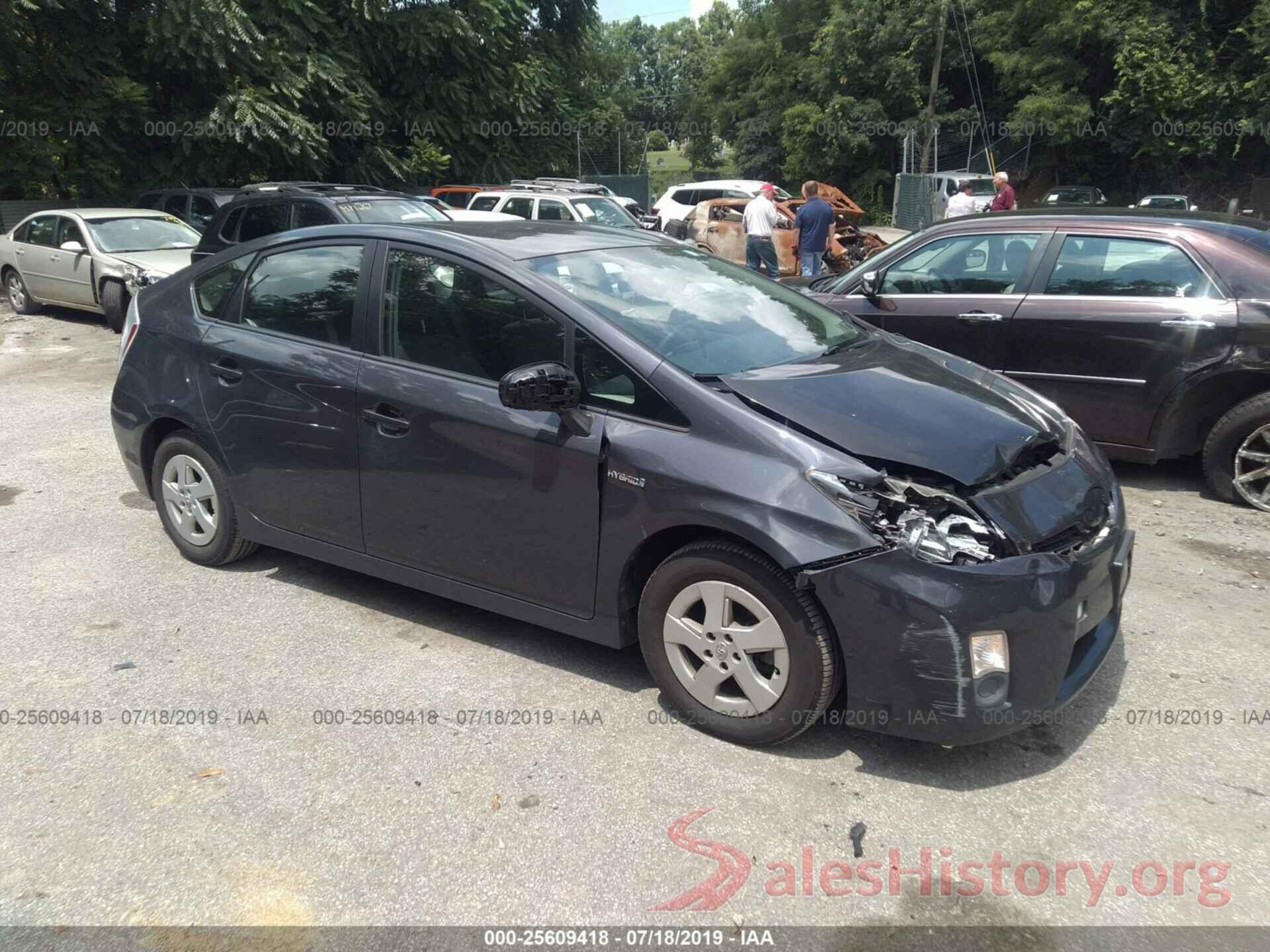 JTDKN3DU9A0039759 2010 TOYOTA PRIUS