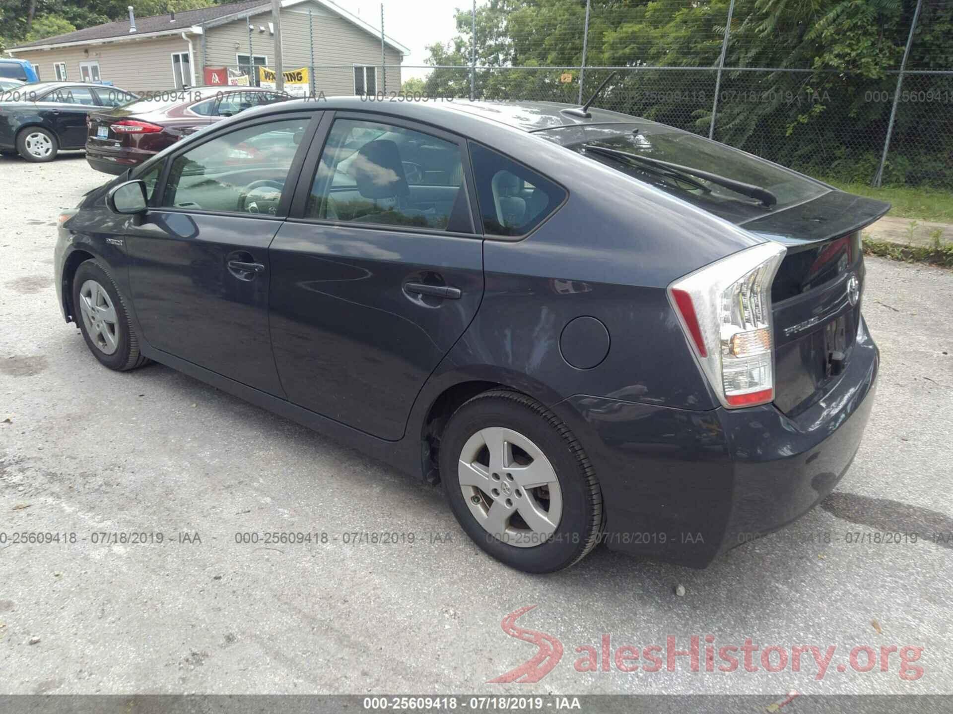 JTDKN3DU9A0039759 2010 TOYOTA PRIUS