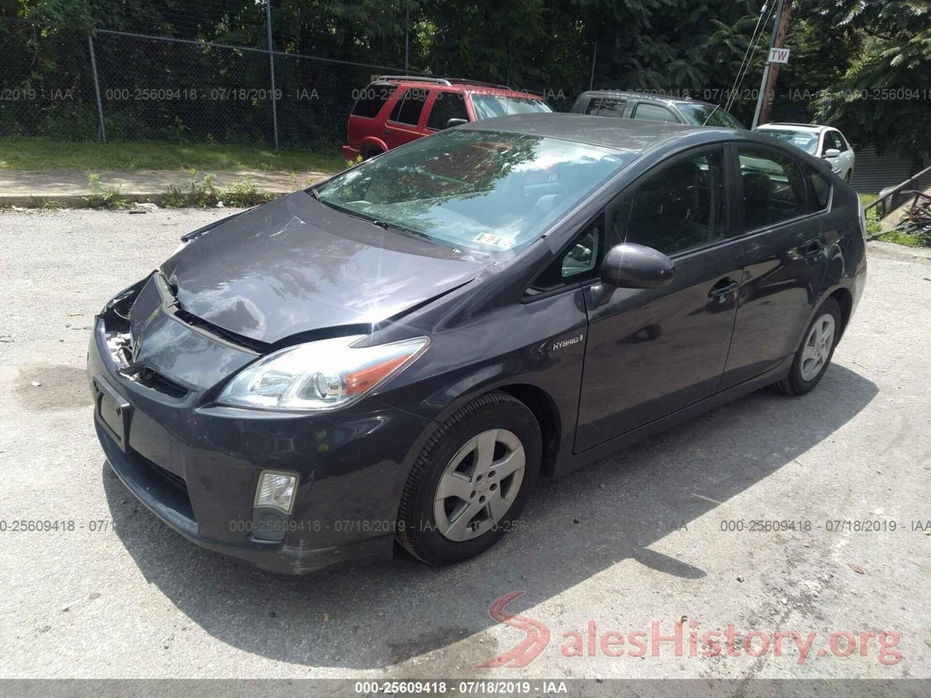 JTDKN3DU9A0039759 2010 TOYOTA PRIUS