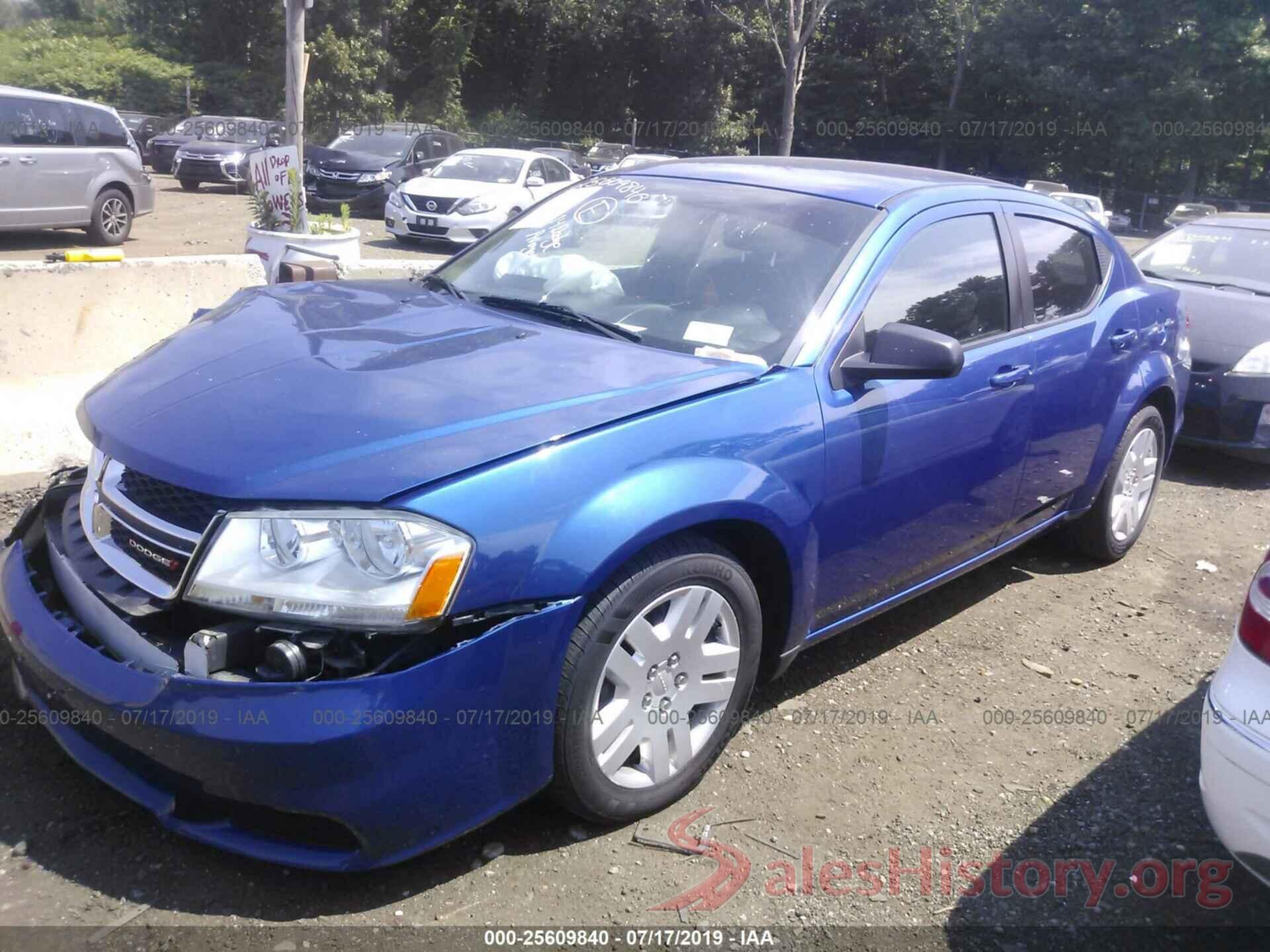 1C3CDZAB7EN227397 2014 DODGE AVENGER