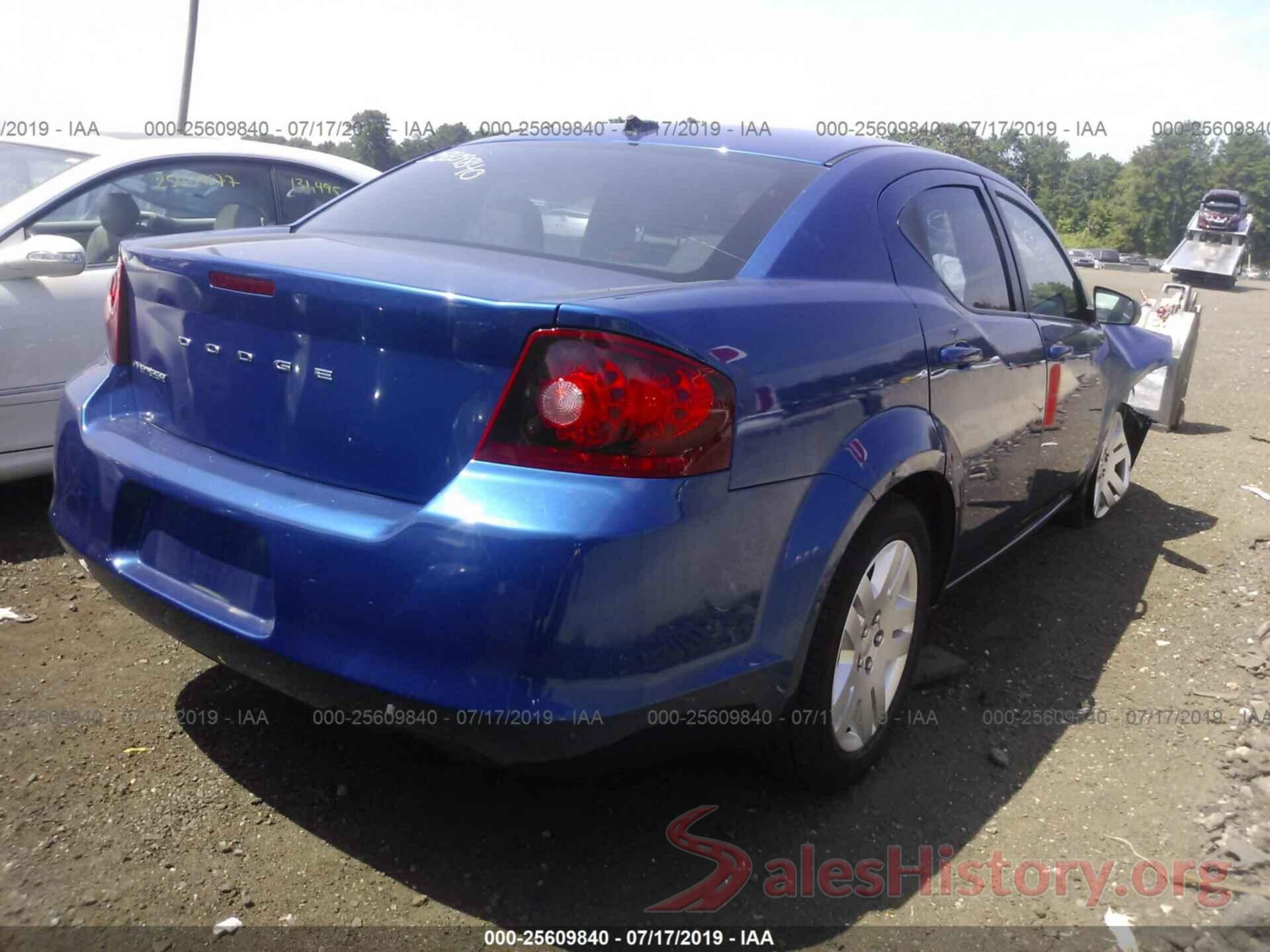 1C3CDZAB7EN227397 2014 DODGE AVENGER