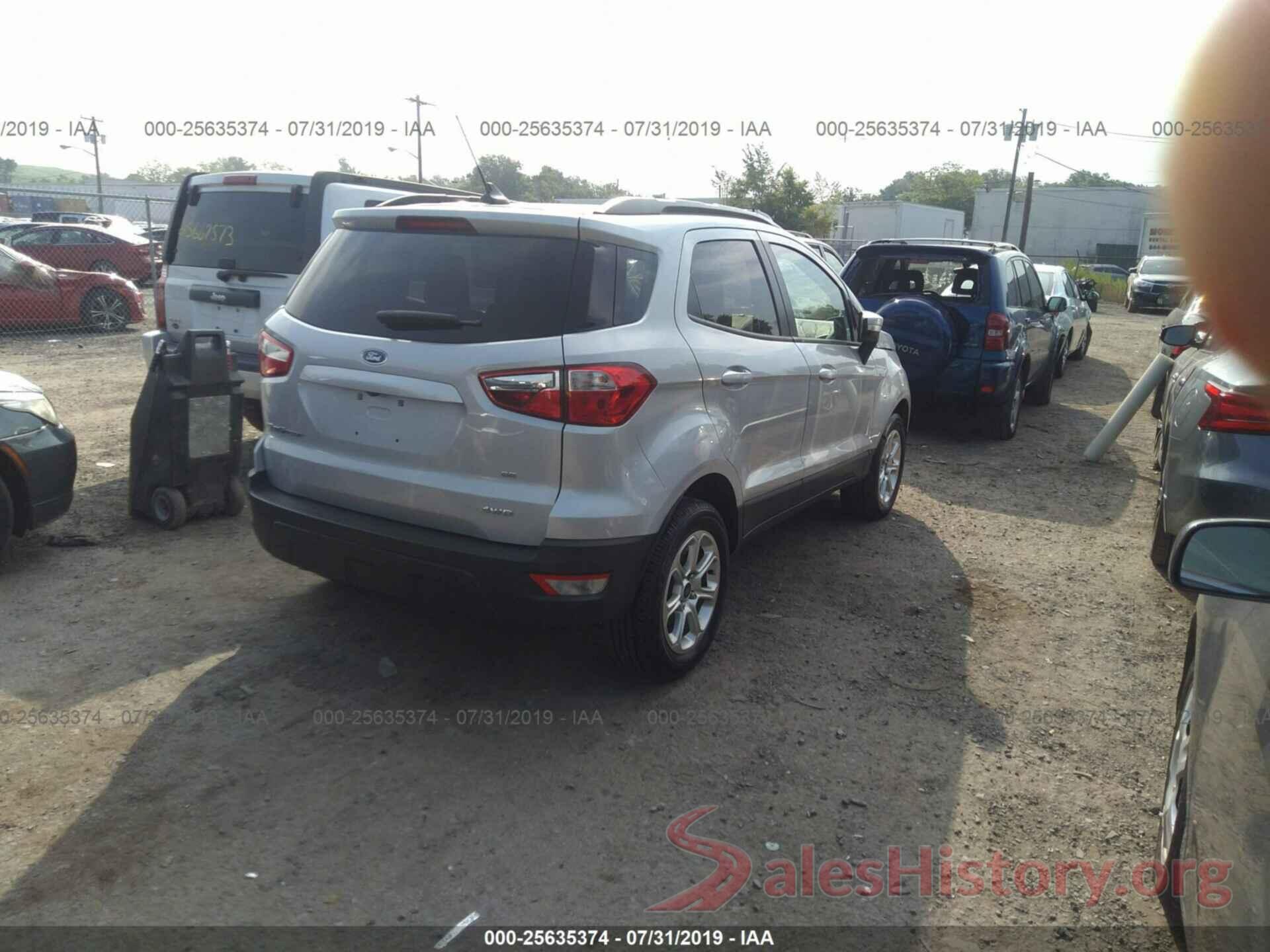 MAJ6P1UL4JC163353 2018 FORD ECOSPORT