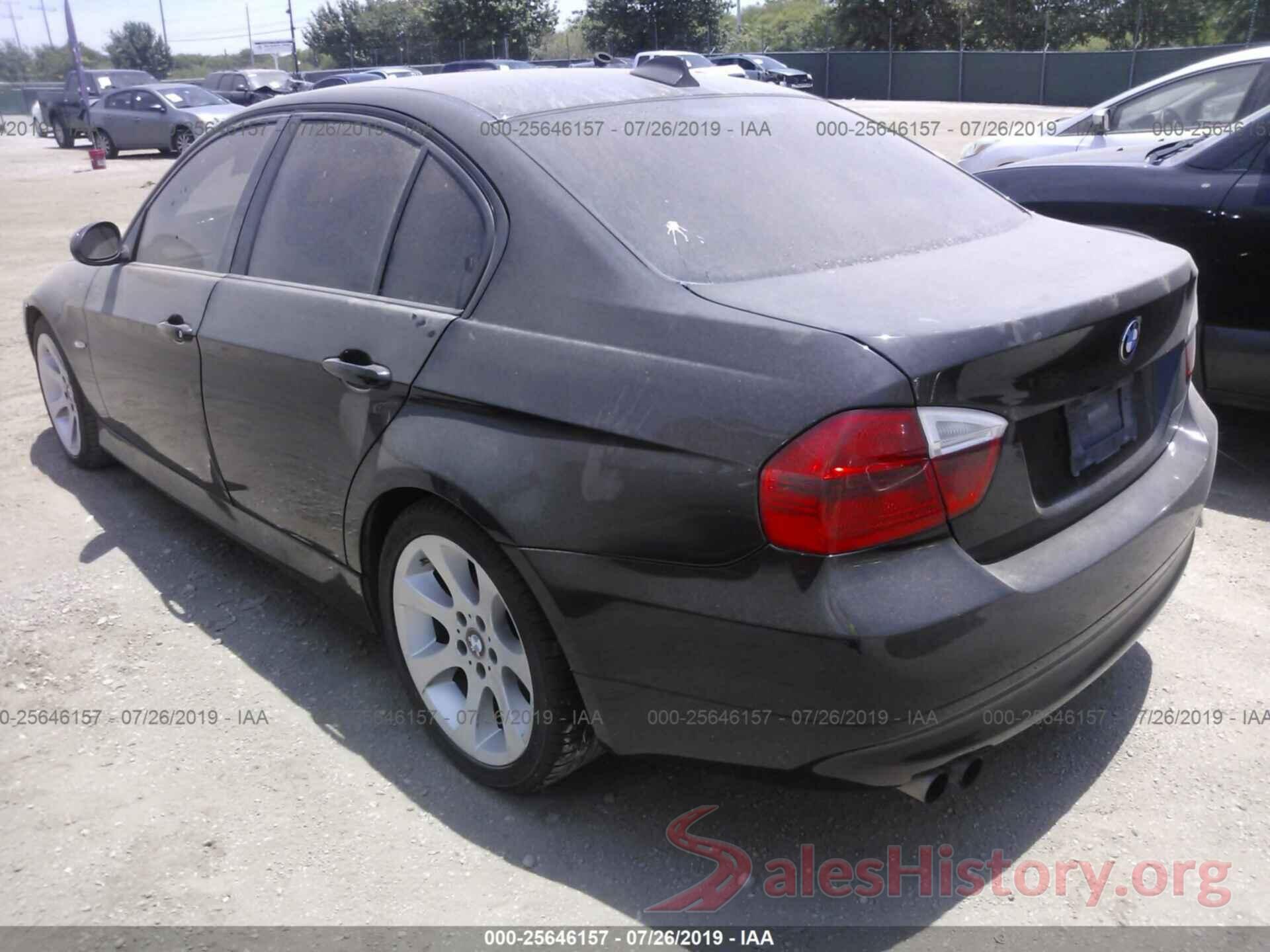 WBAVA37587NL15936 2007 BMW 328