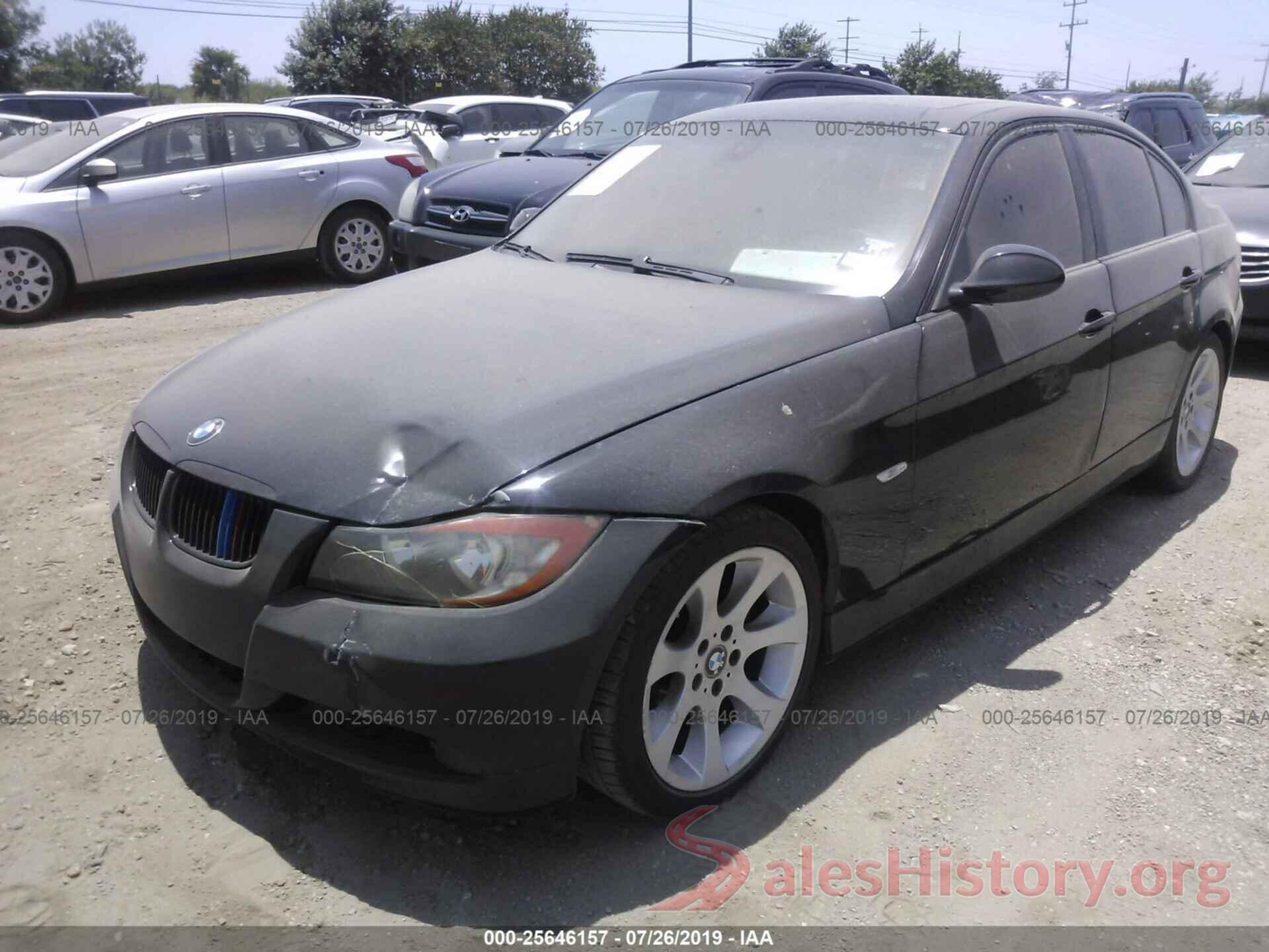 WBAVA37587NL15936 2007 BMW 328