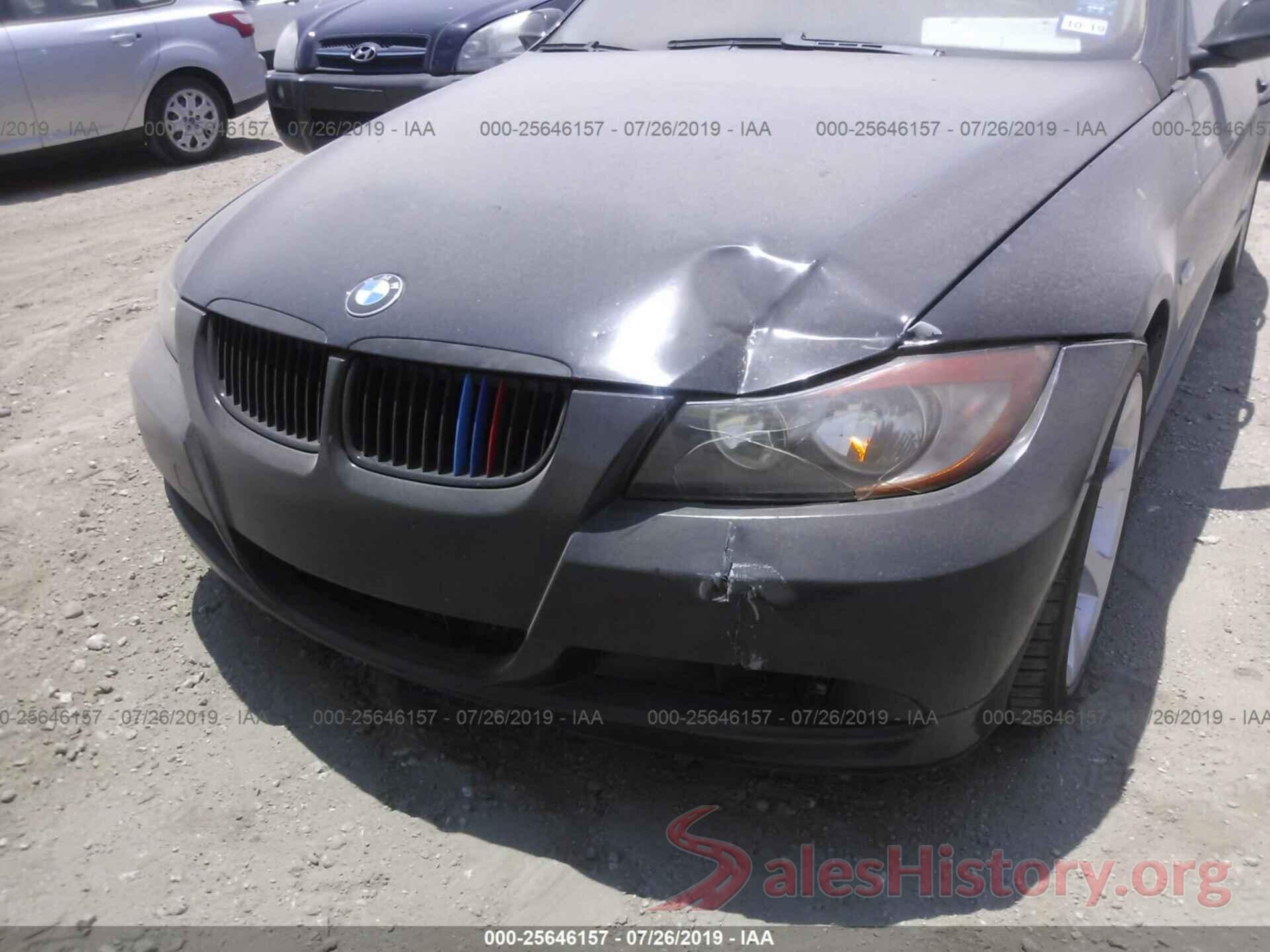 WBAVA37587NL15936 2007 BMW 328